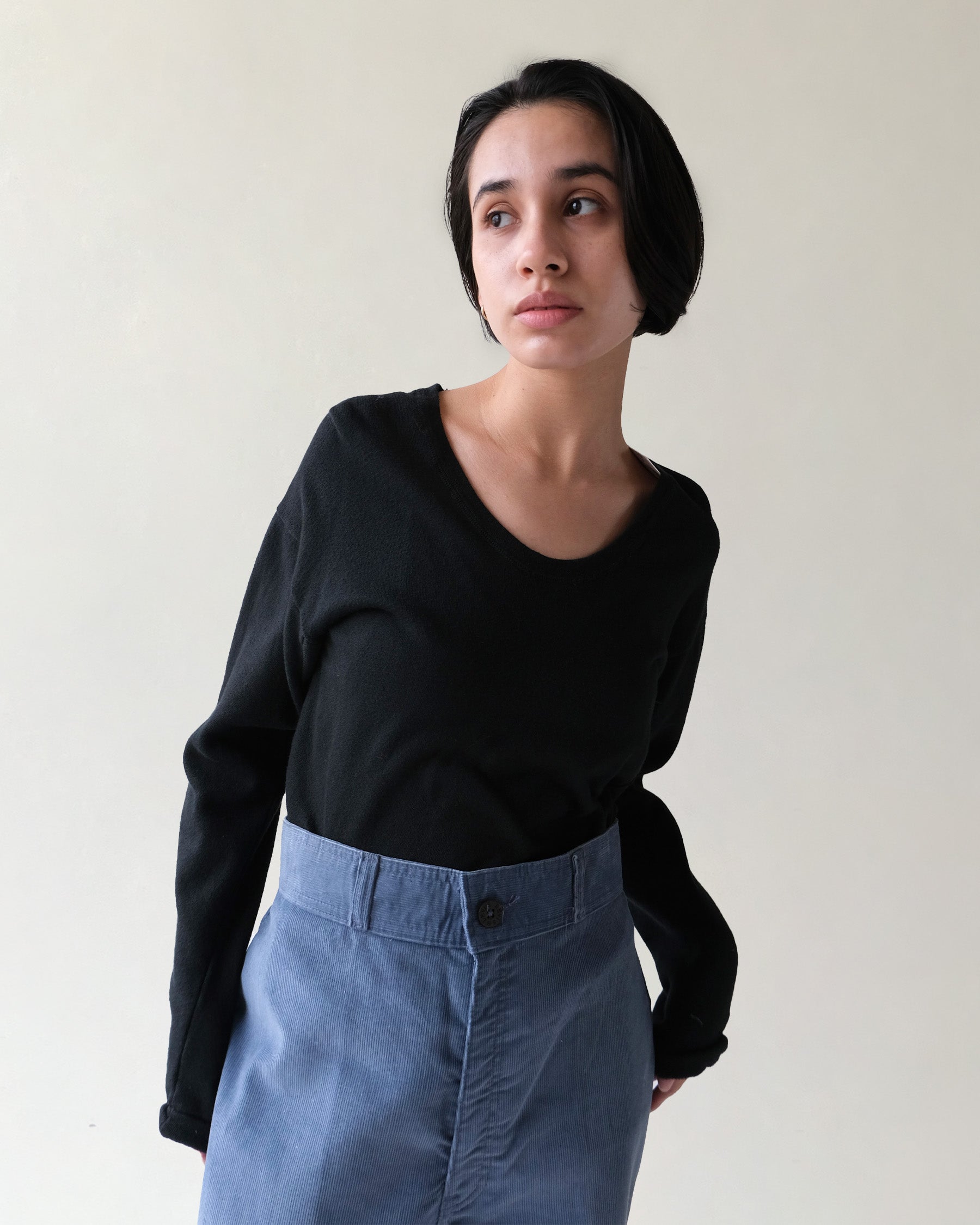 Over-Dyed French Terry Top