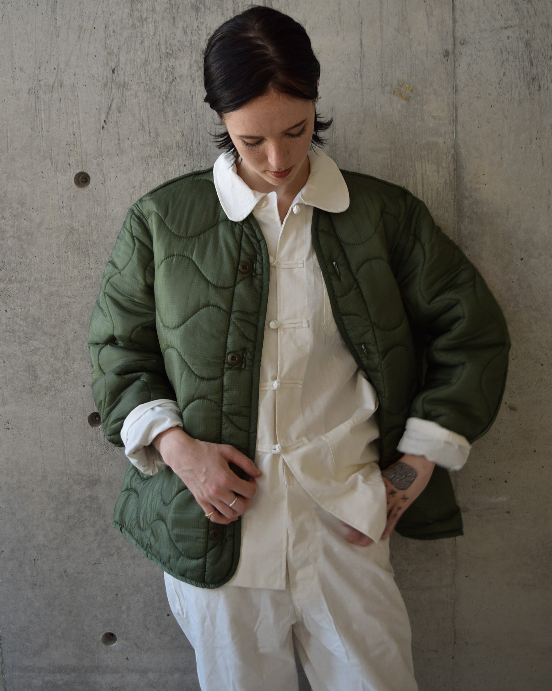 All White China Jacket