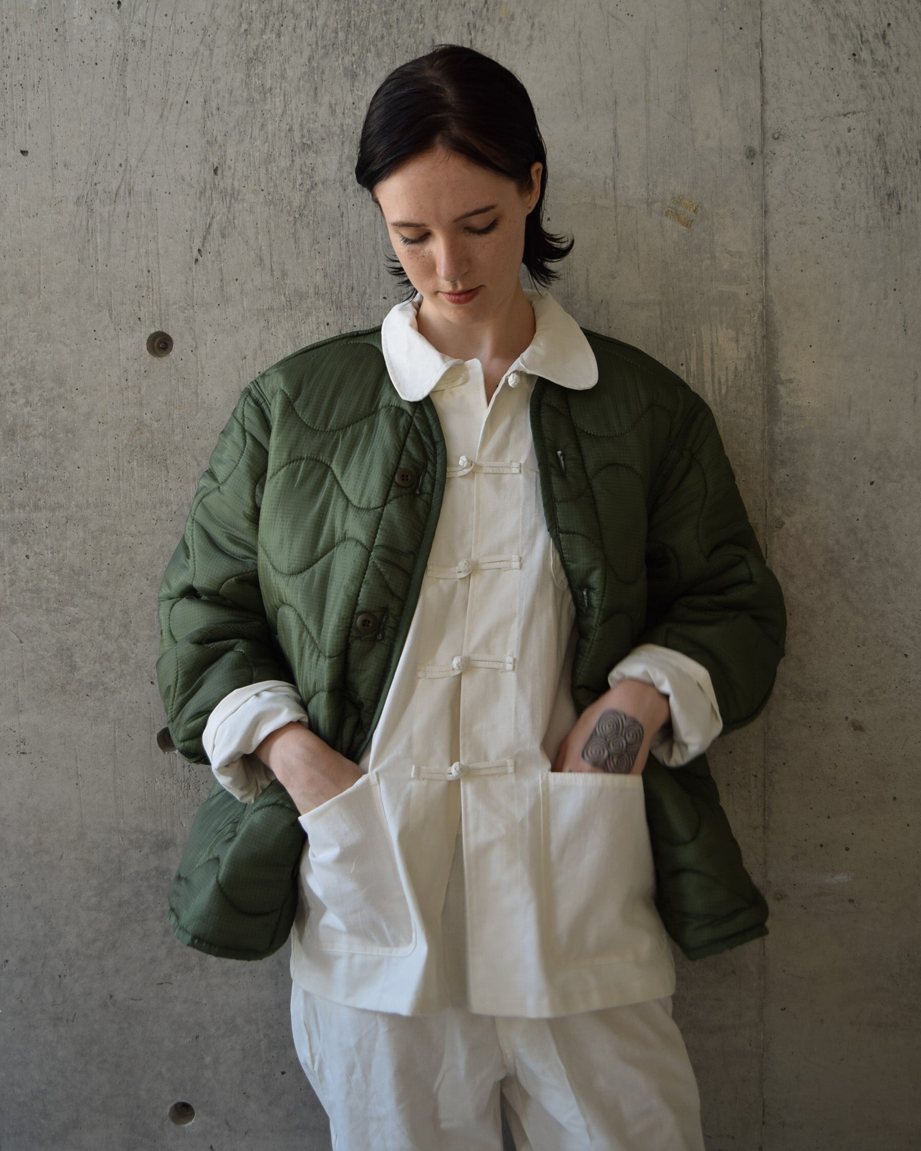 All White China Jacket