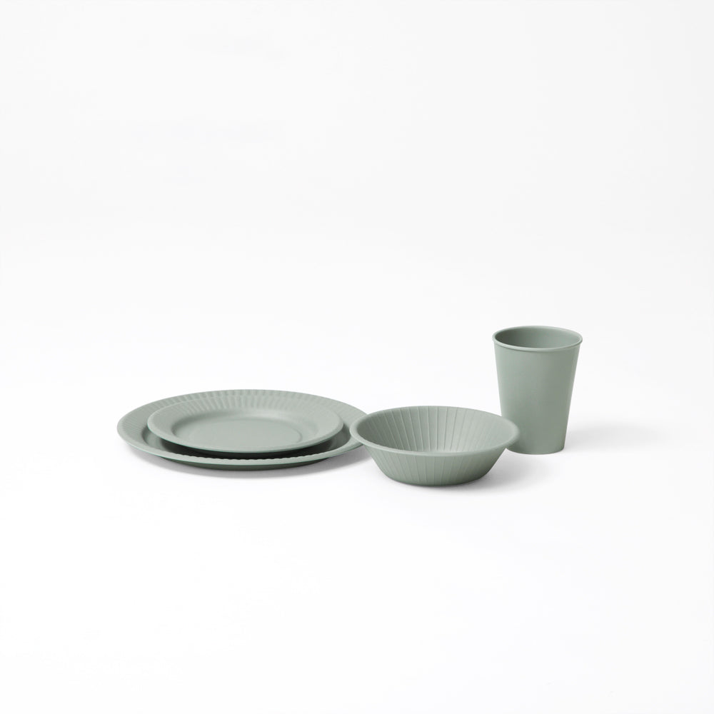"b fiber" plate25/4pcs - Ash Gray