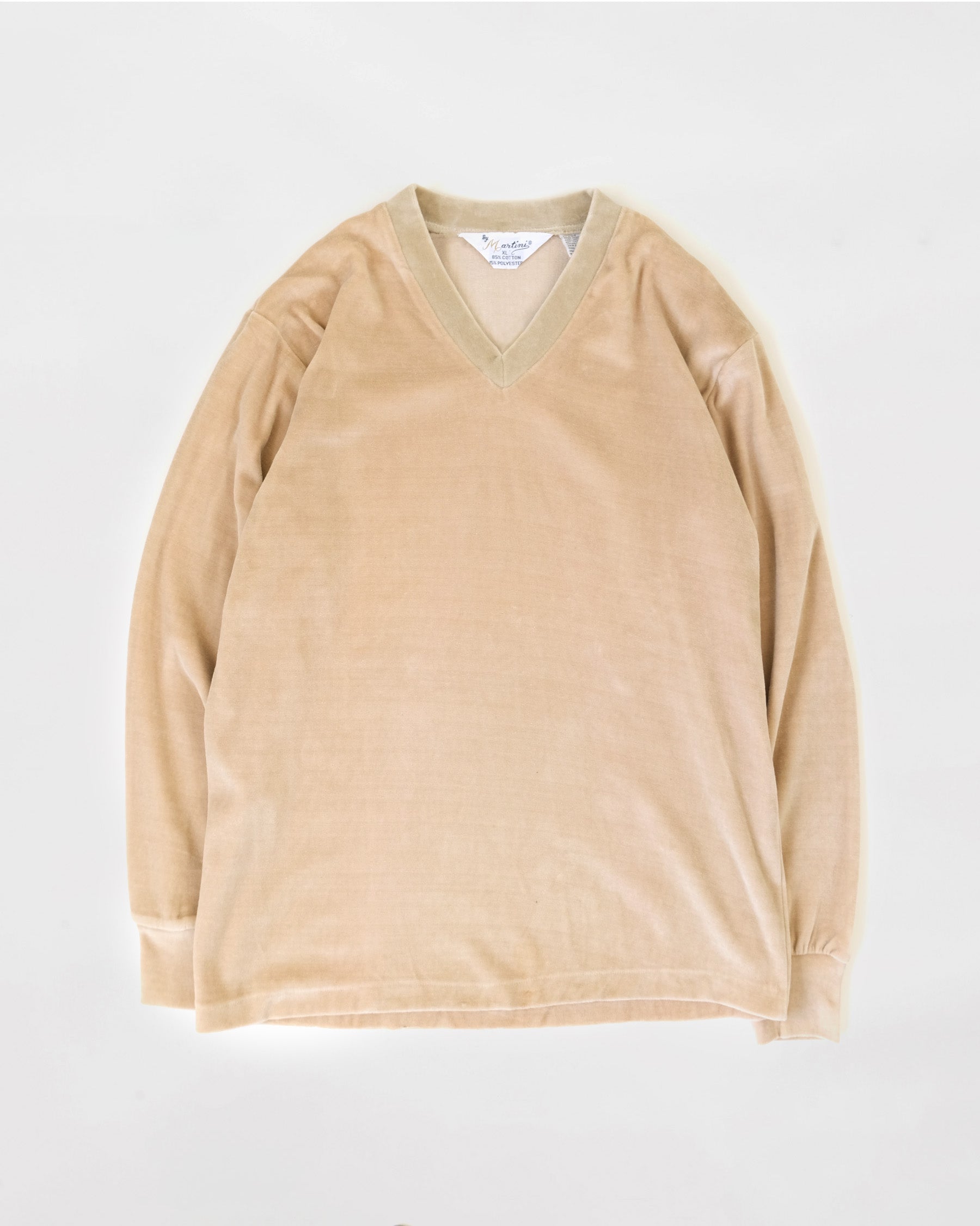 NOS Velour V-Neck Top