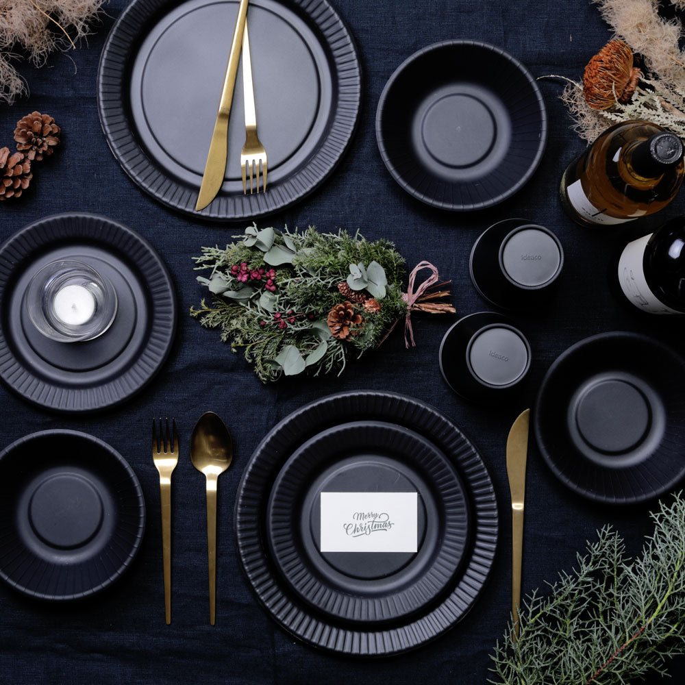 "b fiber" bowl/4pcs - Black