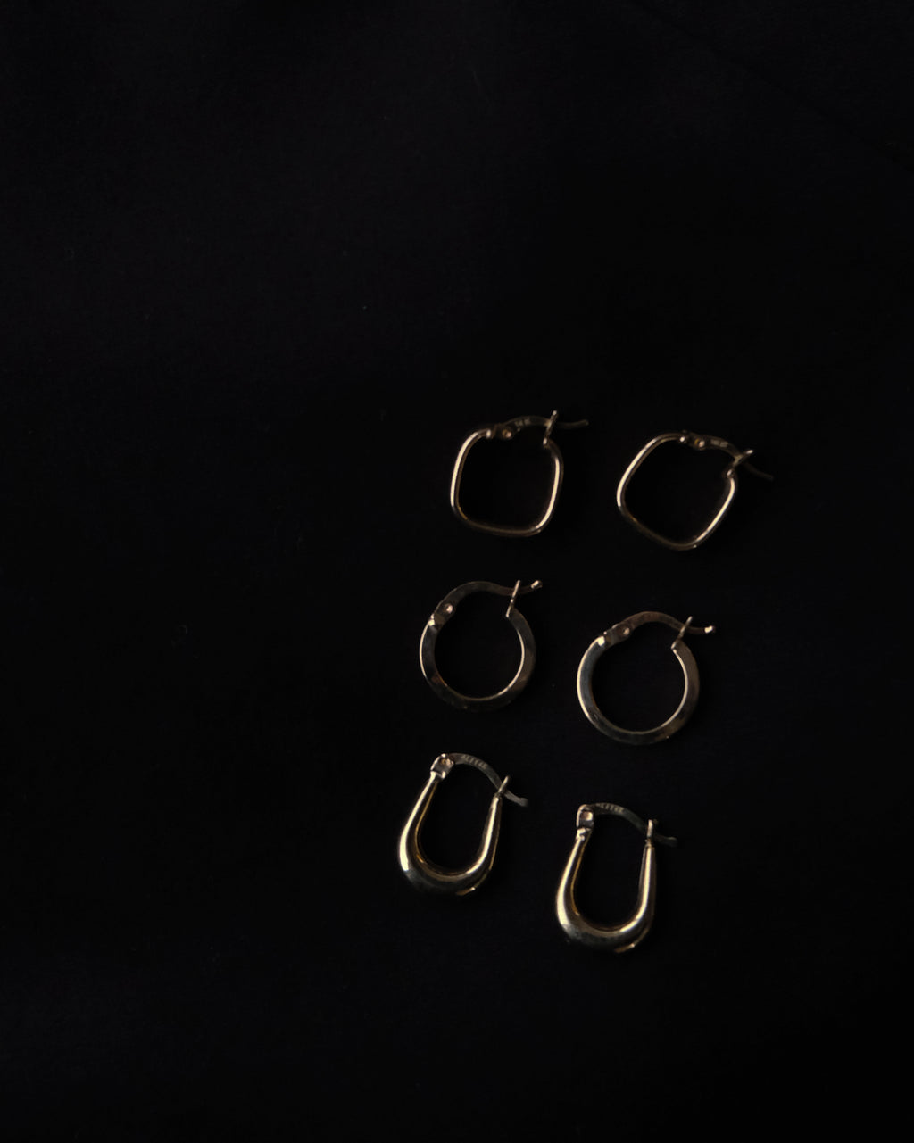 14K Hoops