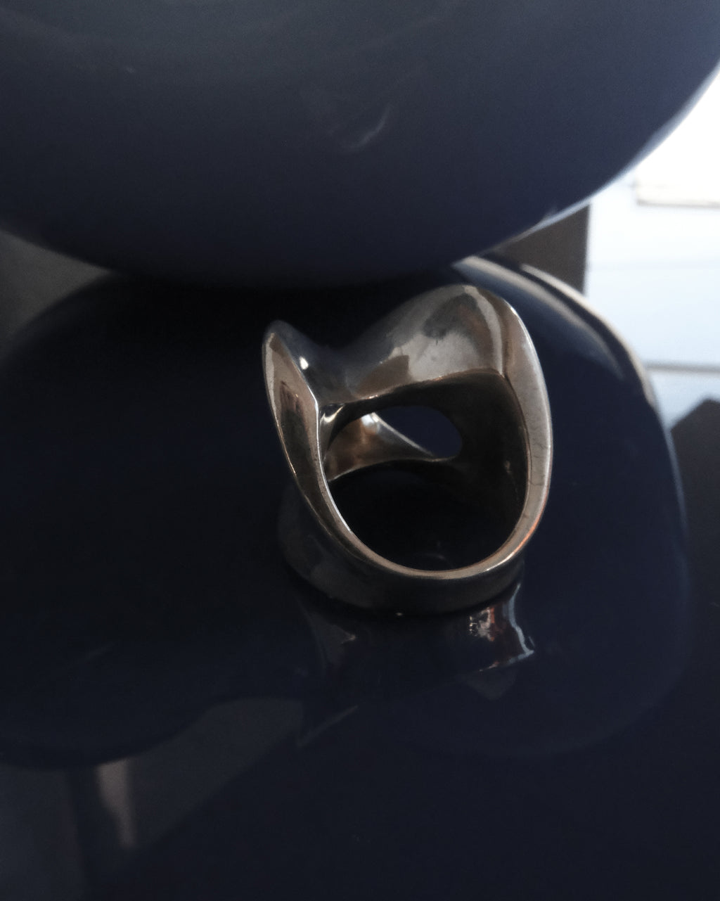Silver Modern Ring