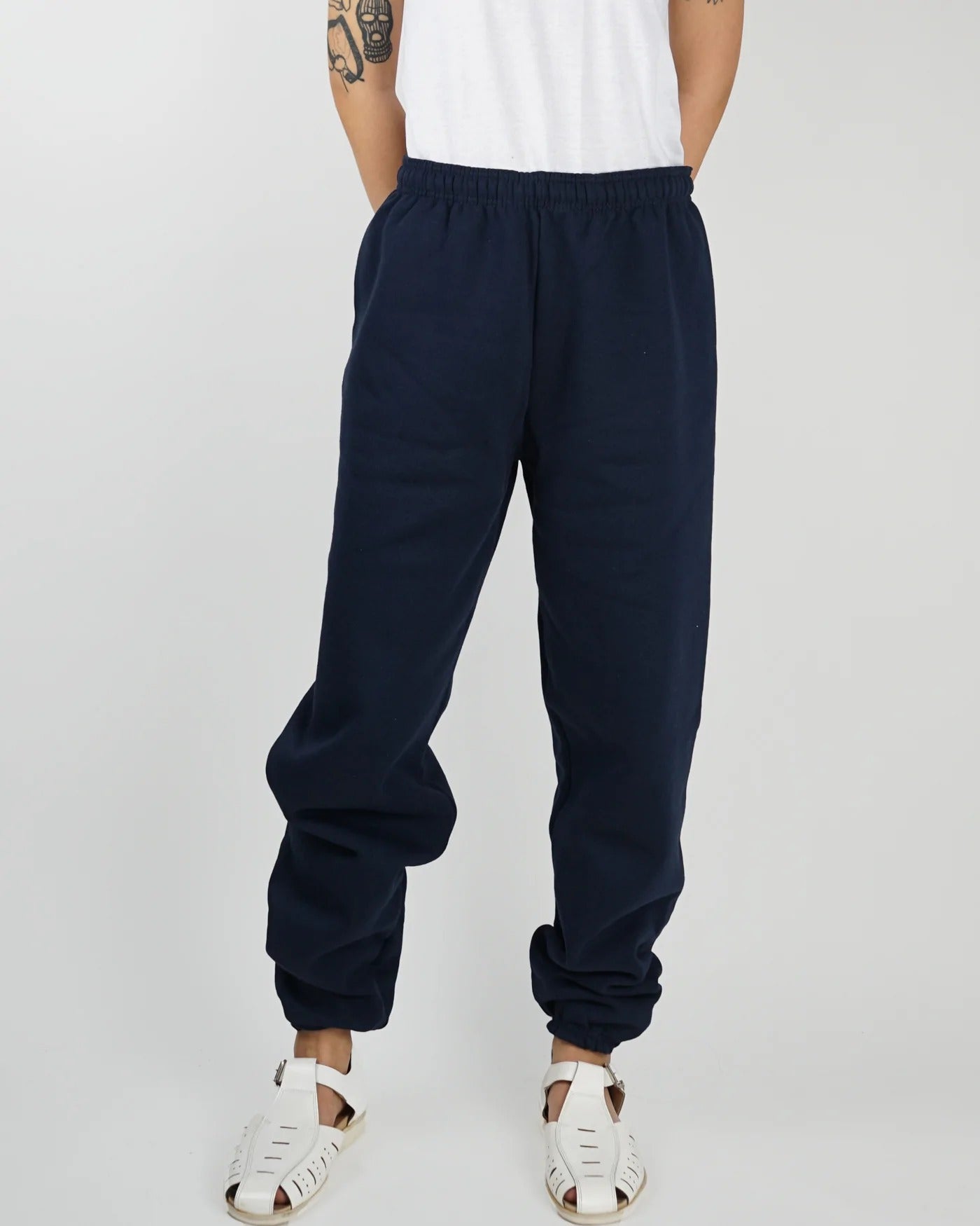 Navy Seemless Sweat Pants
