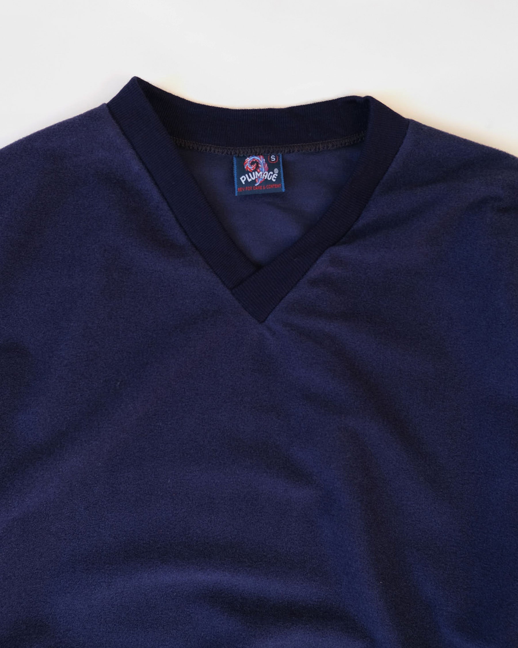NOS Velour V-Neck Top