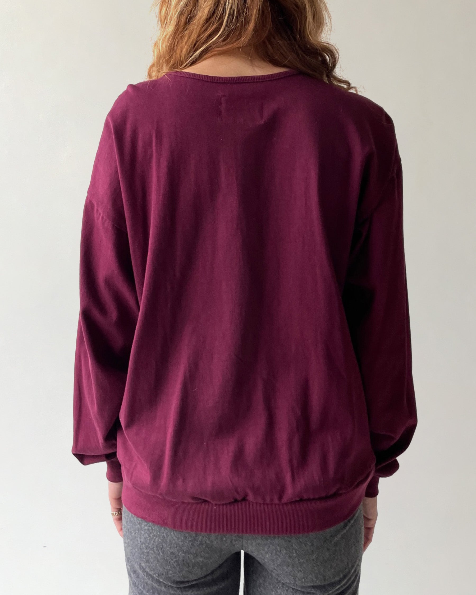 NOS Cotton Snap Button Pullover