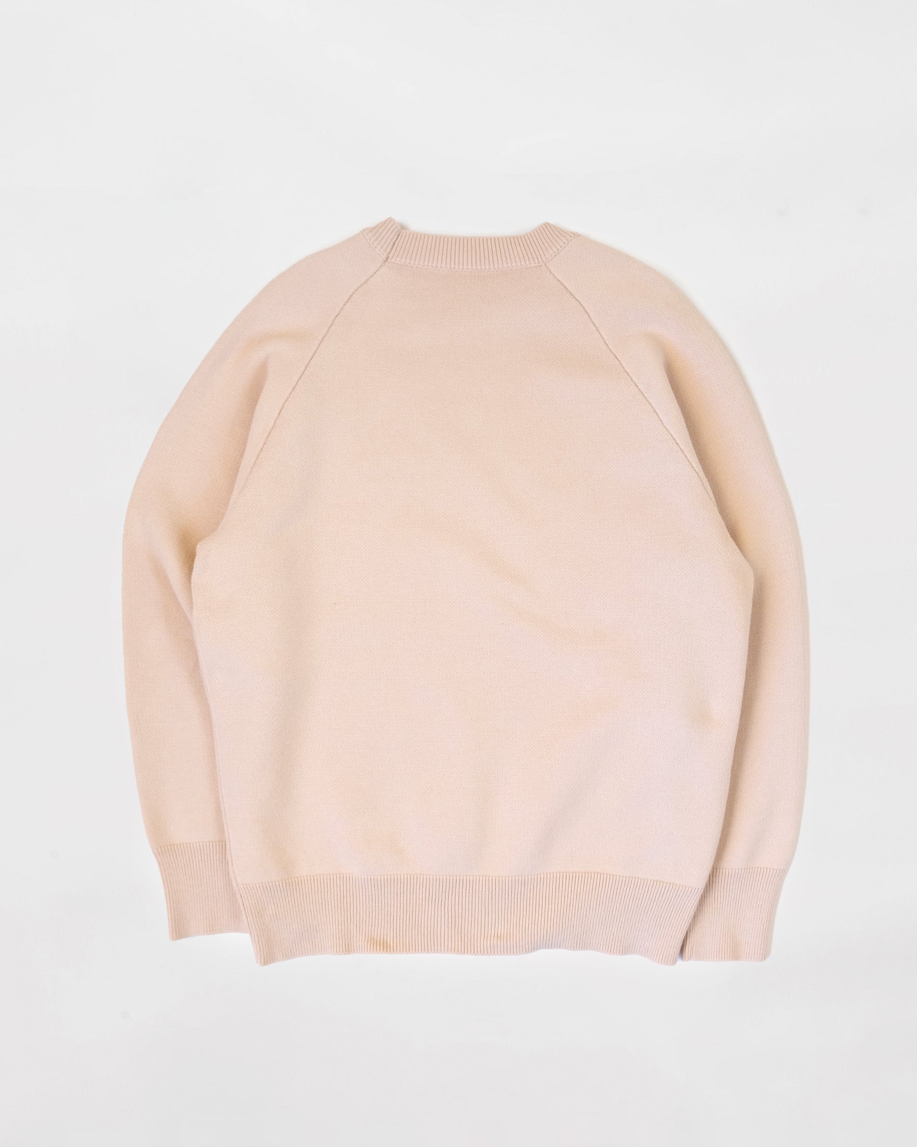 404 Paled Color Crew Neck Sweater by RYE TENDER - Beige