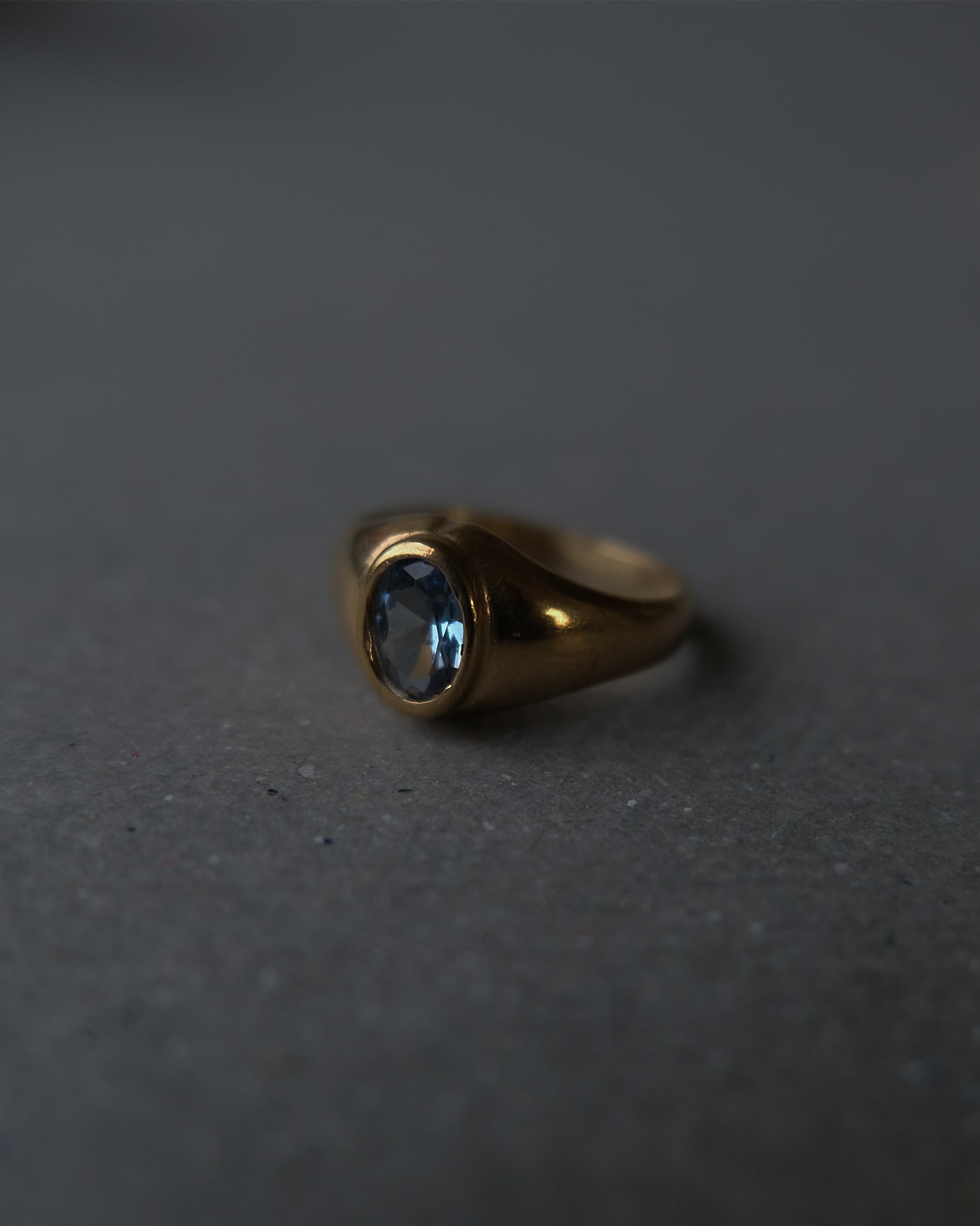 10K x Pinky Ring w/ stone - 3号