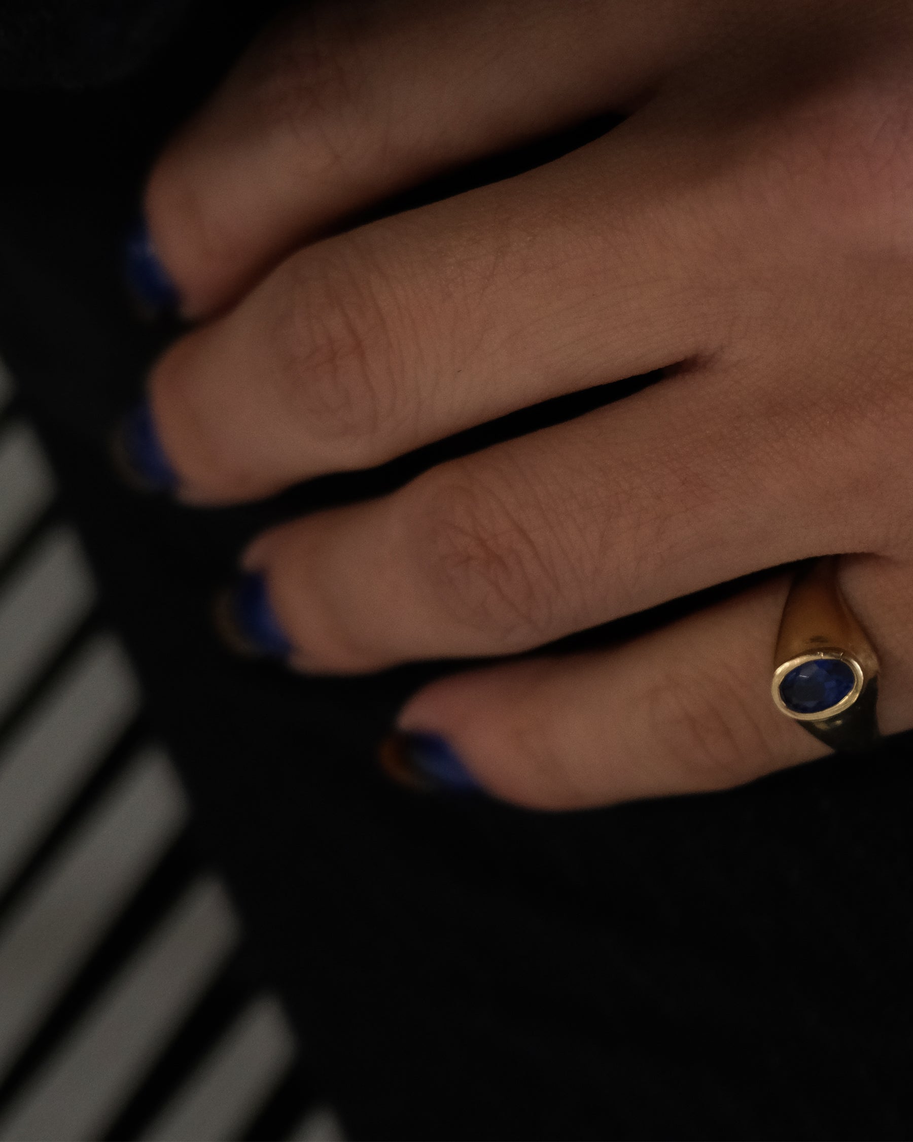 10K x Pinky Ring w/ stone - 3号