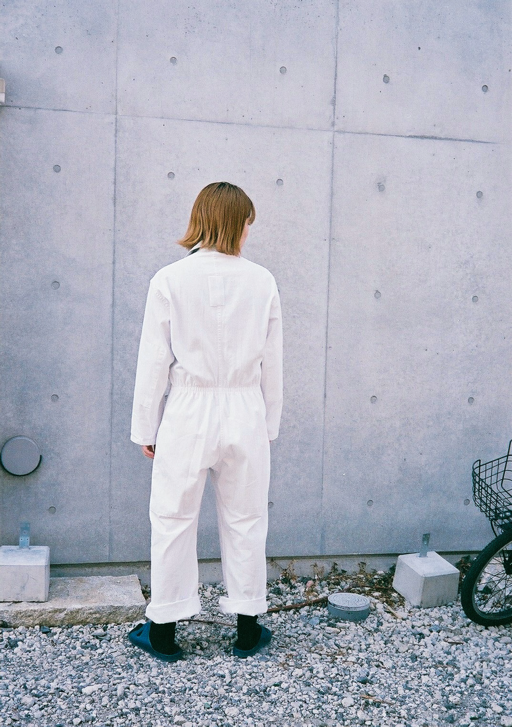 100% Cotton White Jump Suit