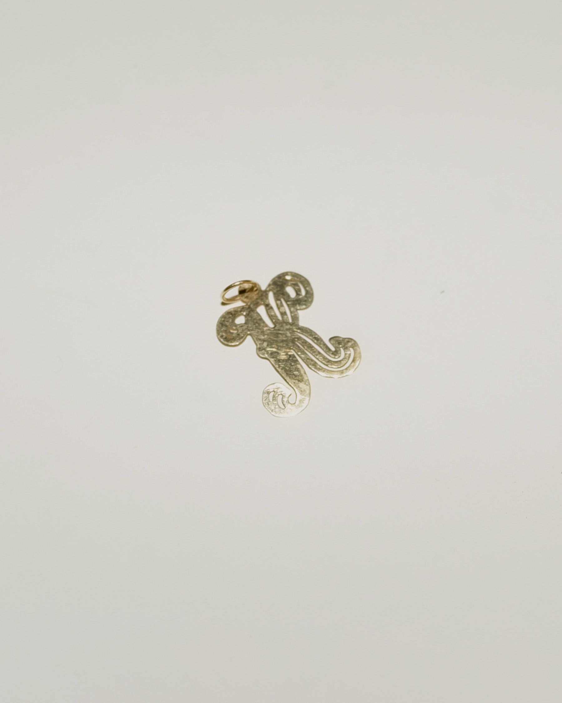 14k Gold Charm "K"