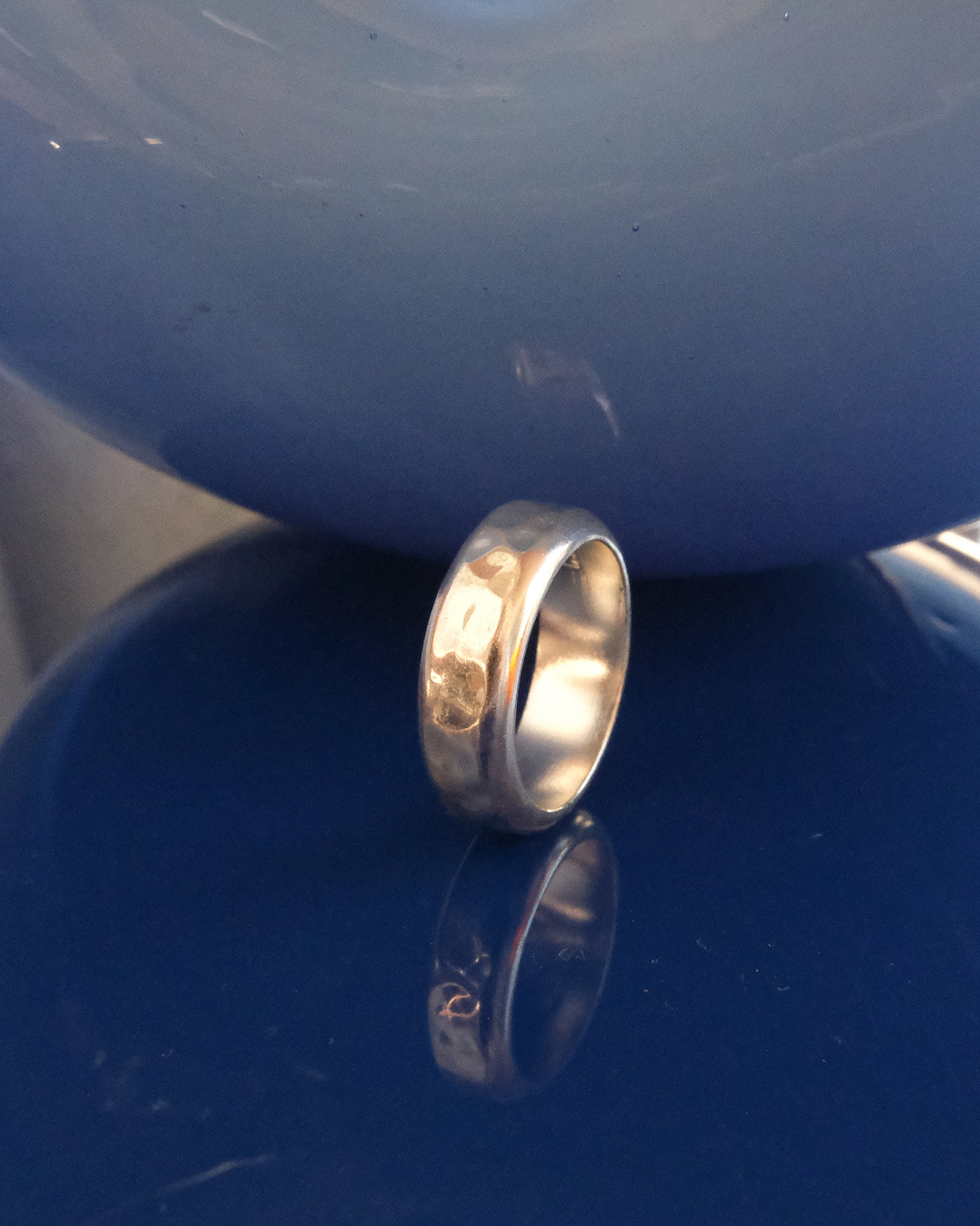 Hammered Silver Ring