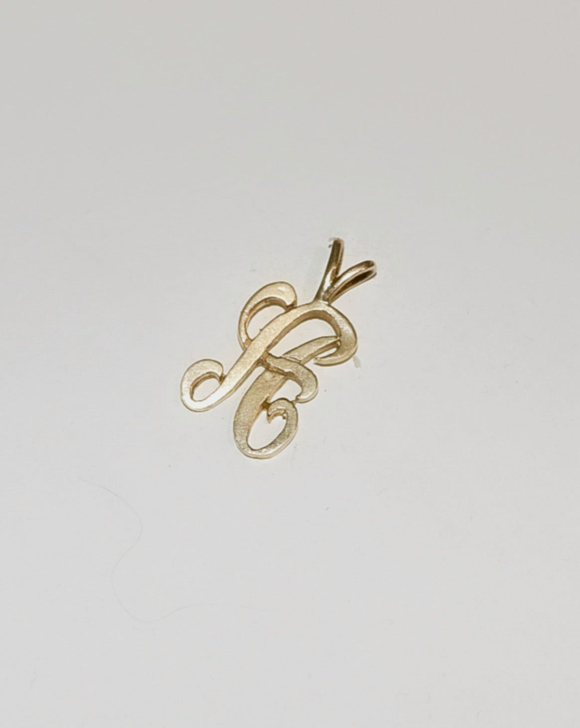 14k Gold Charm "H"