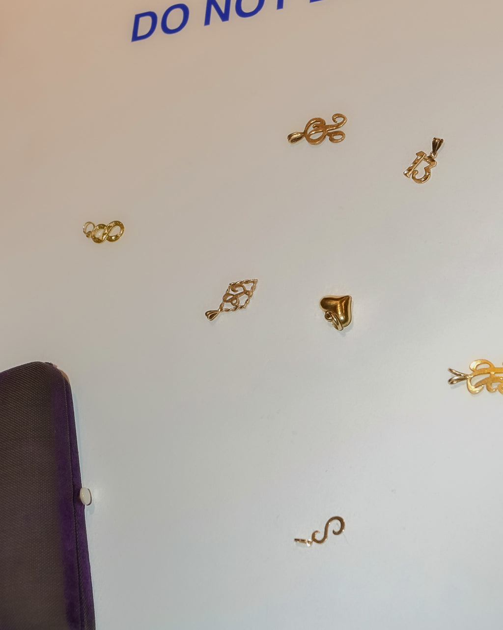 14k Gold Charm "S"