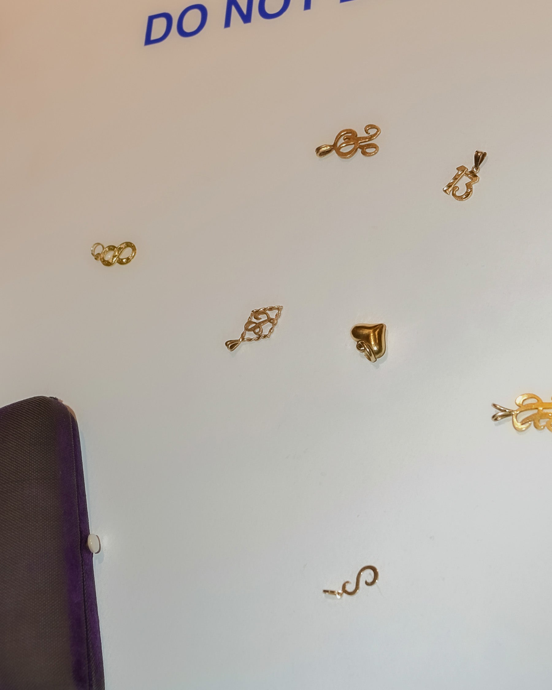 14k Gold Charm "S"