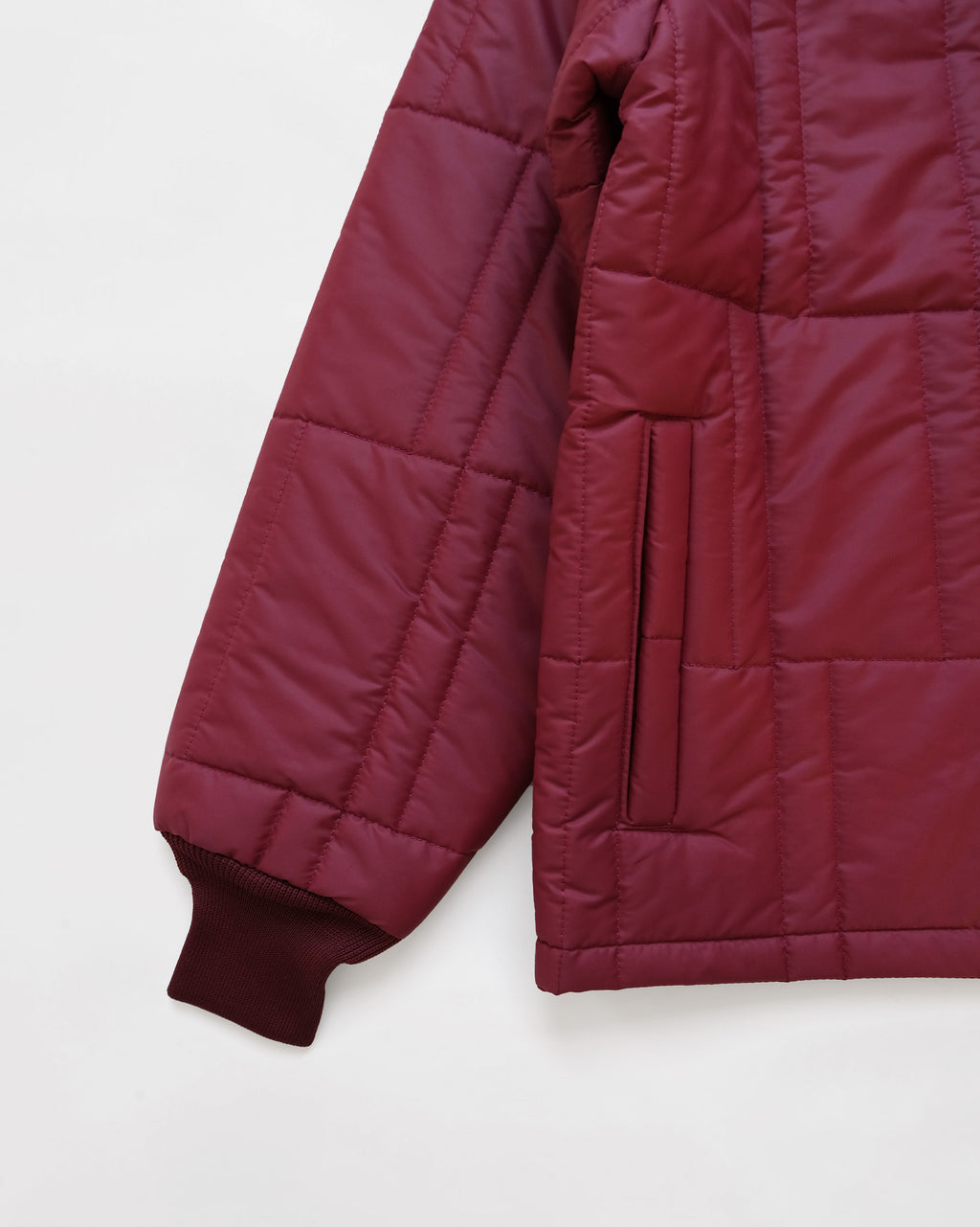 Nylon Quilting Jacket - Red
