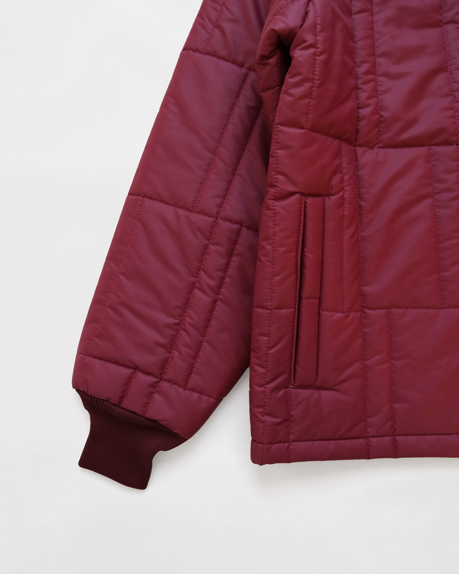 Nylon Quilting Jacket - Red
