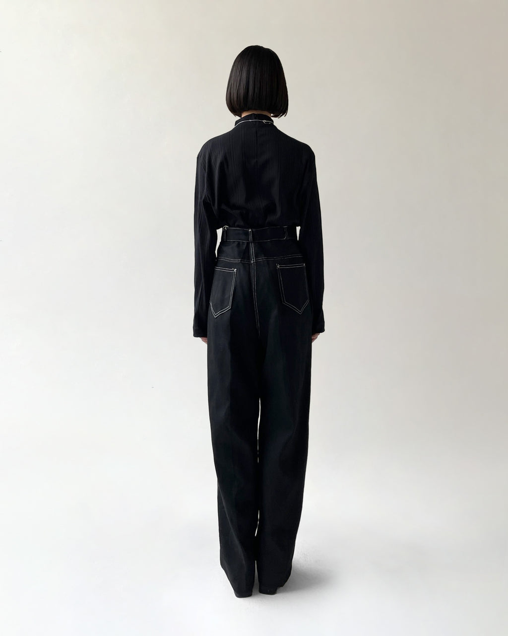 70's stitch Cotton Pants