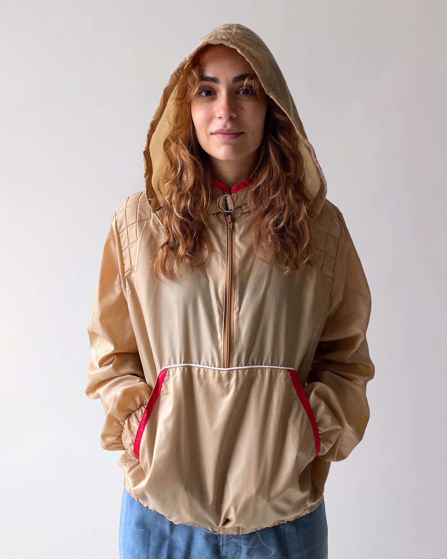 NOS Nylon Pullover - Beige