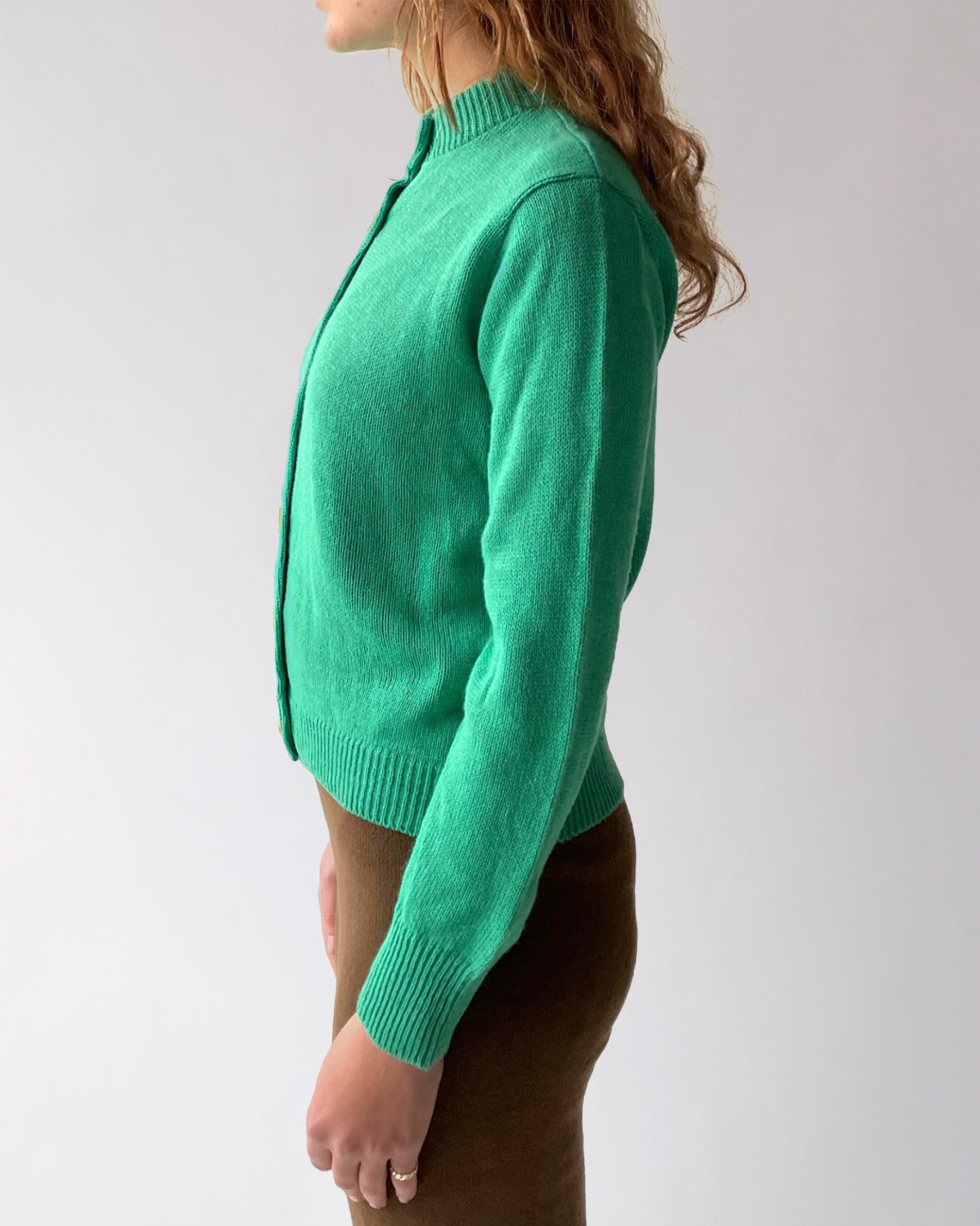 Pale Green Cardigan