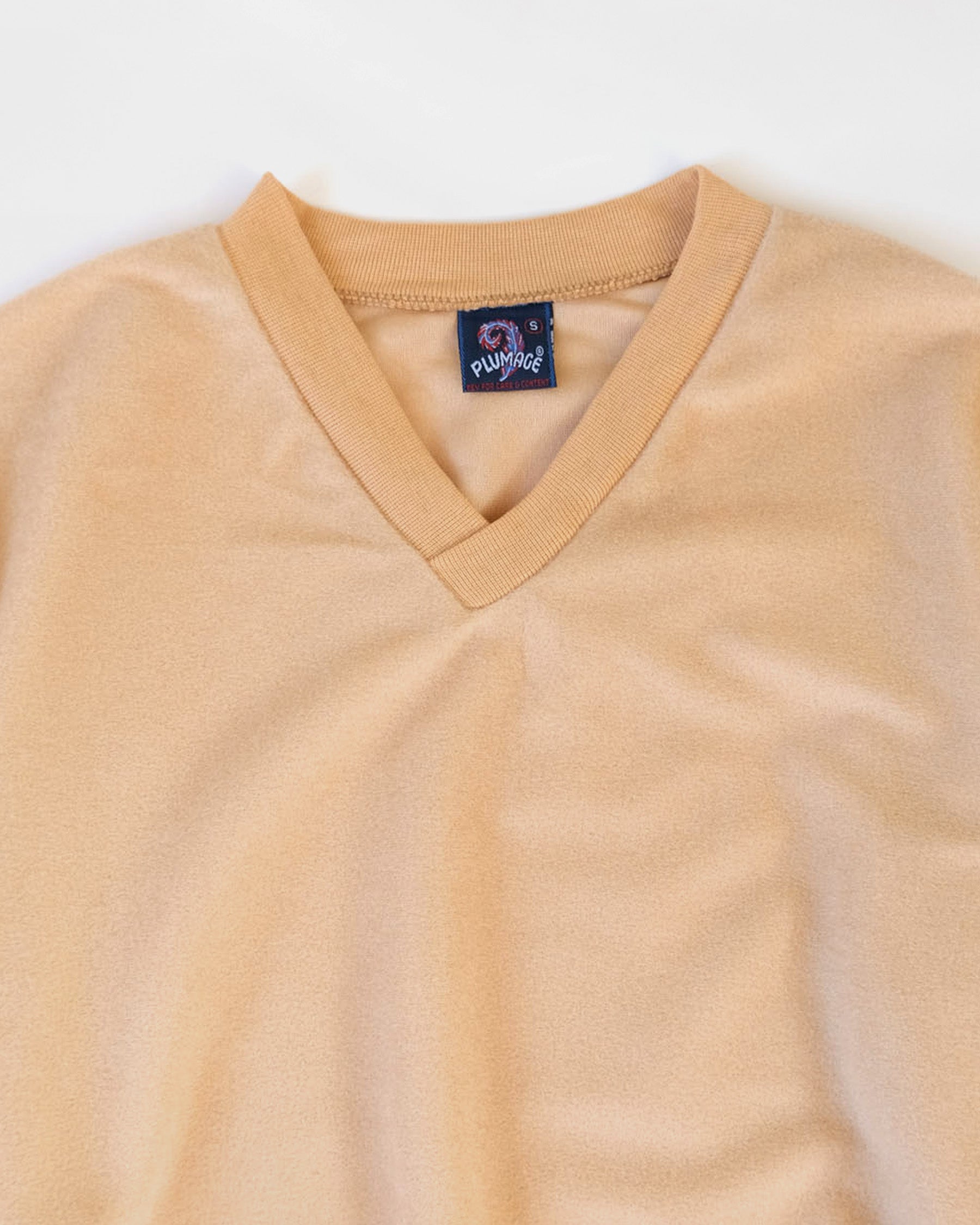 NOS Velour V-Neck Top