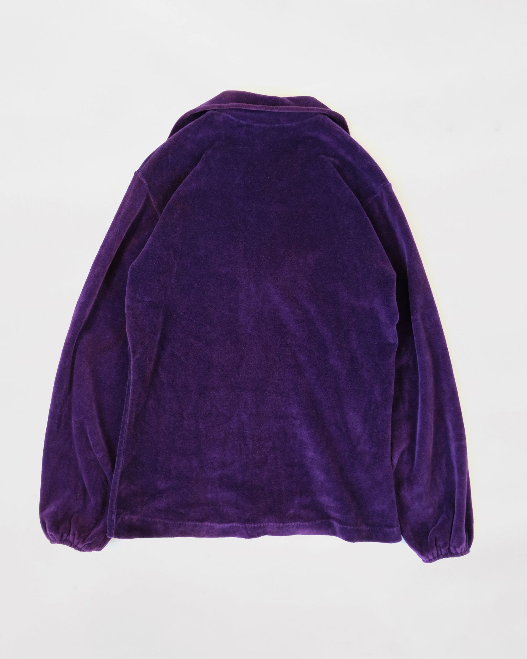 NOS Velour Lace Up Top