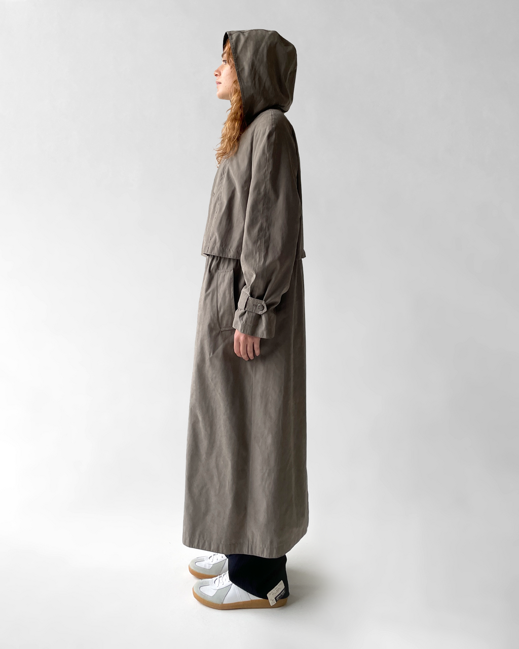 NOS Coating Hoodie Coat w/ Lining