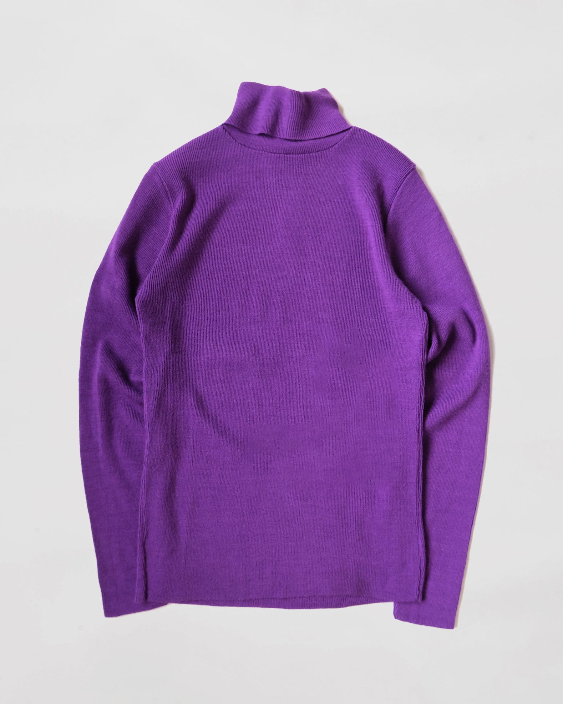 NOS Turtleneck Sweater with Back Zippier - Purple
