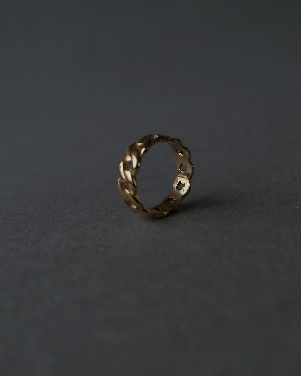 14K Chain Ring