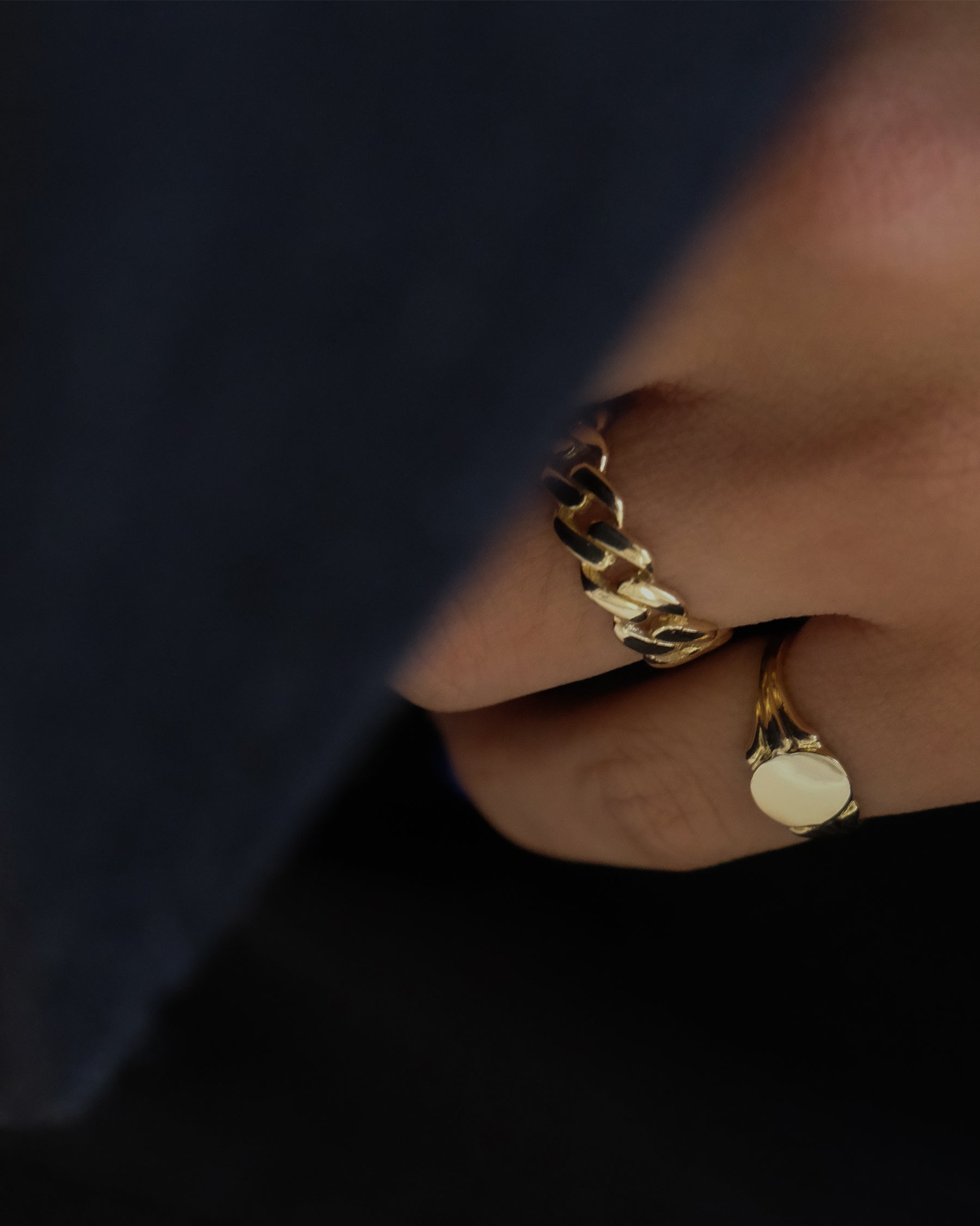 14K Chain Ring