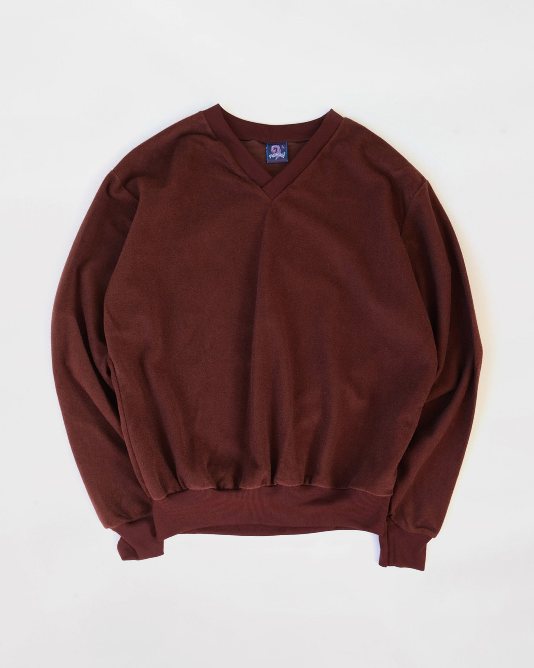 NOS Velour V-Neck Top
