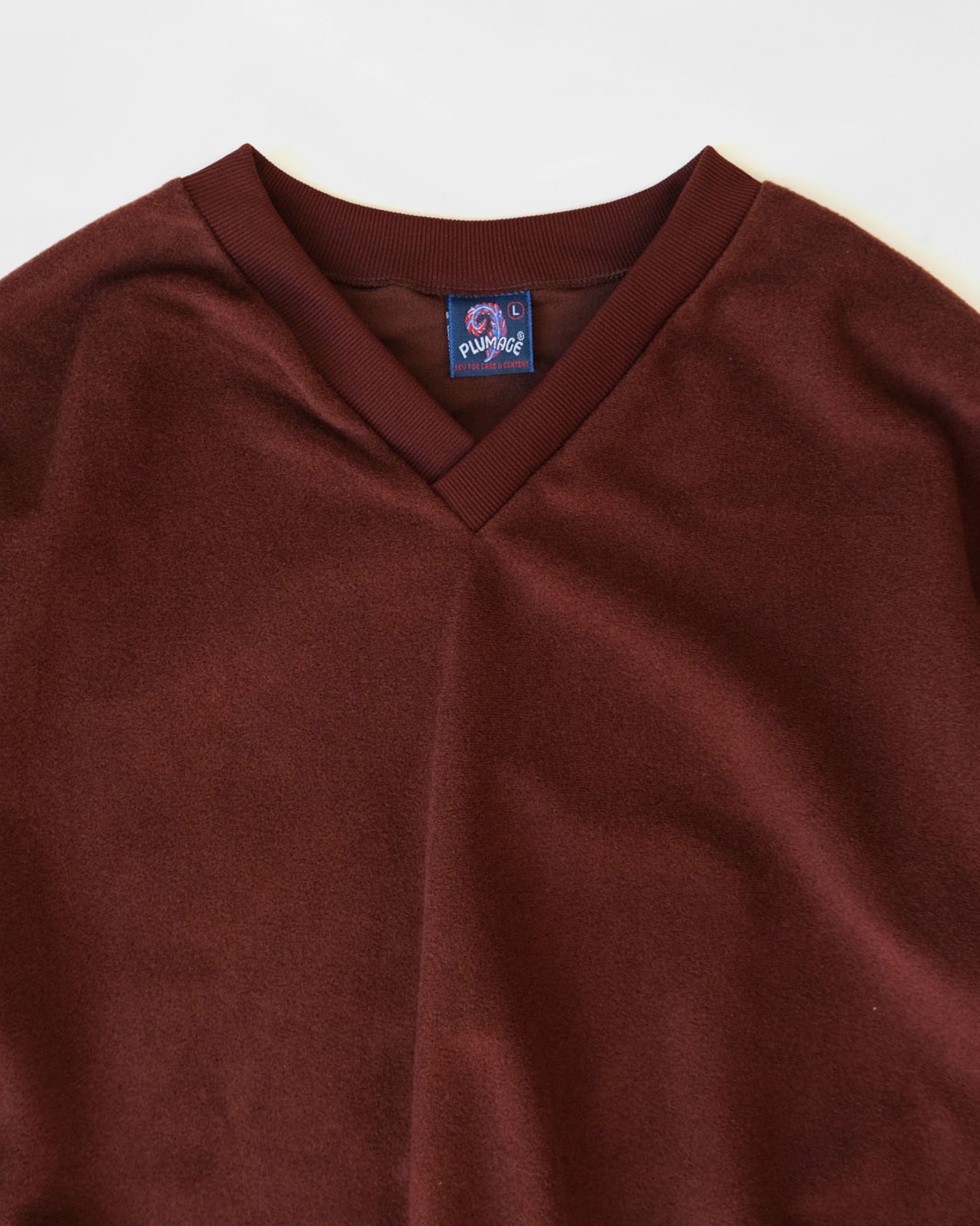 NOS Velour V-Neck Top