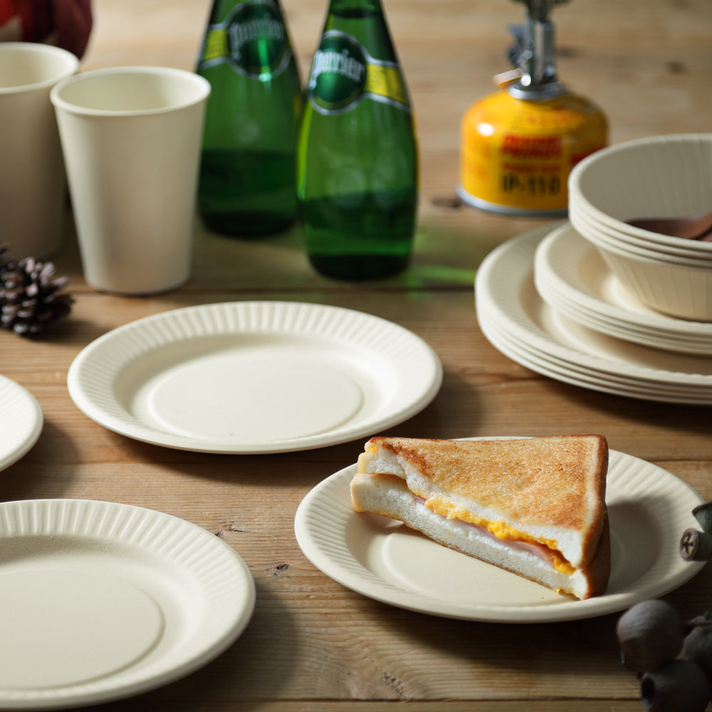 "b fiber" plate19/4pcs - Off White