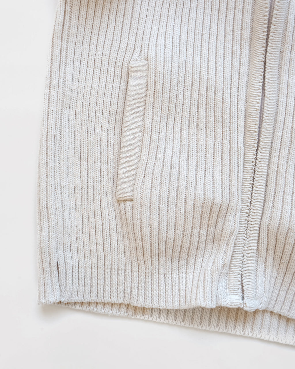 Zip-Up Knit Vest Made in USA