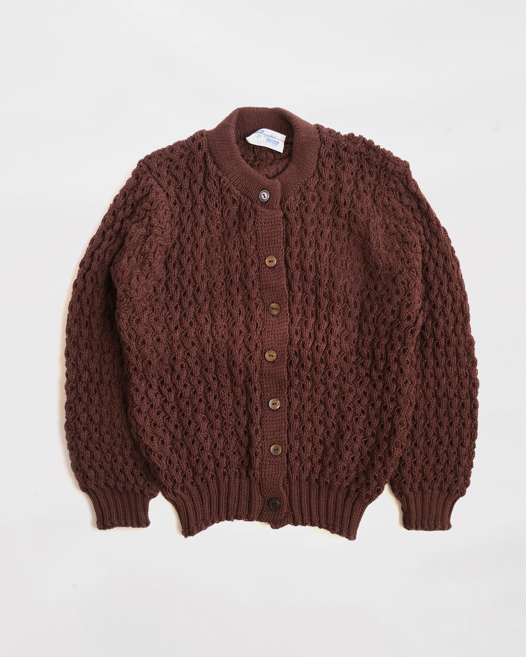 Brown Crochet Pattern Cardigan