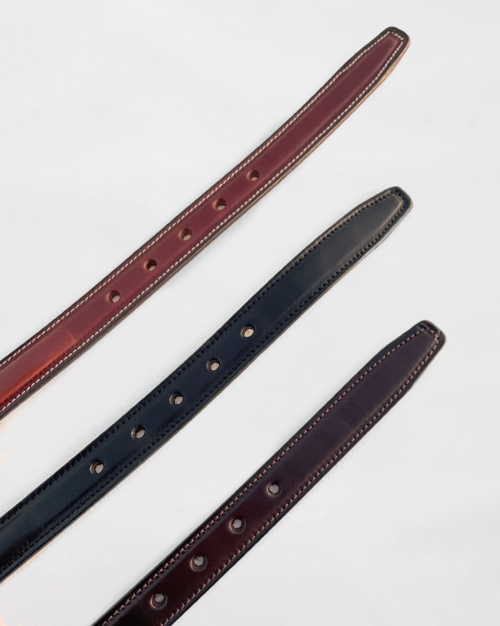"TORY Leather" Leather Belt - Light Brown