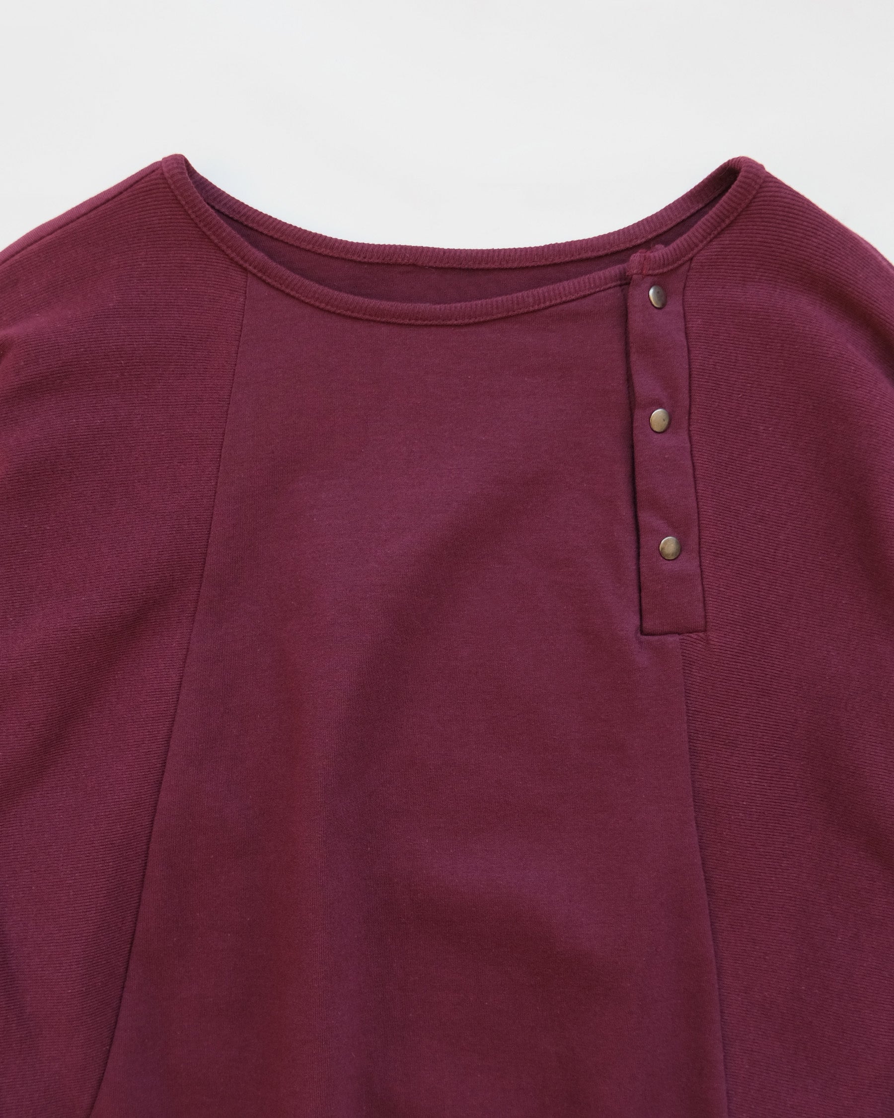 NOS Cotton Snap Button Pullover