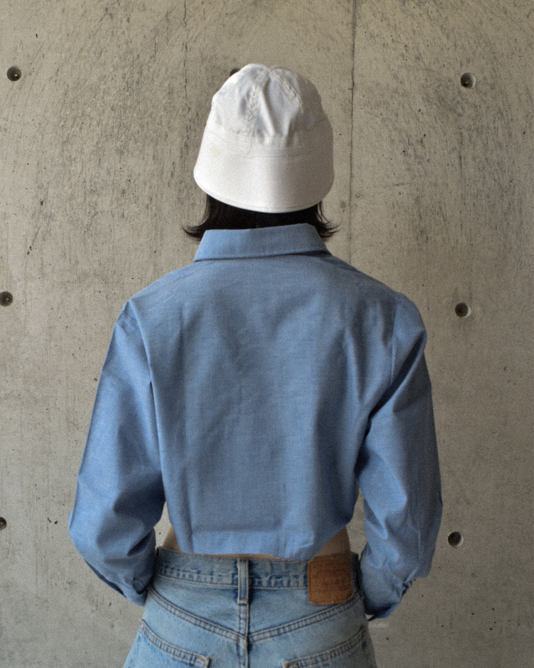 Cropped Chambray Shirt