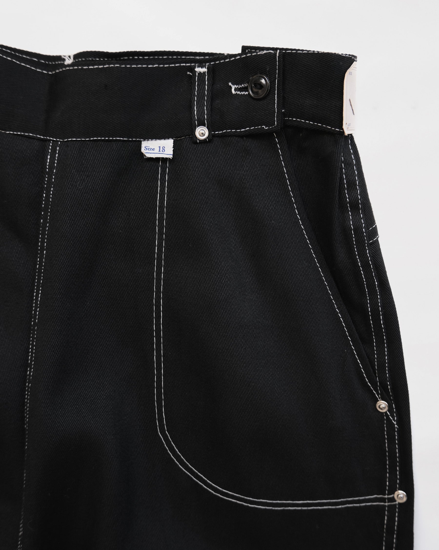 70's stitch Cotton Pants