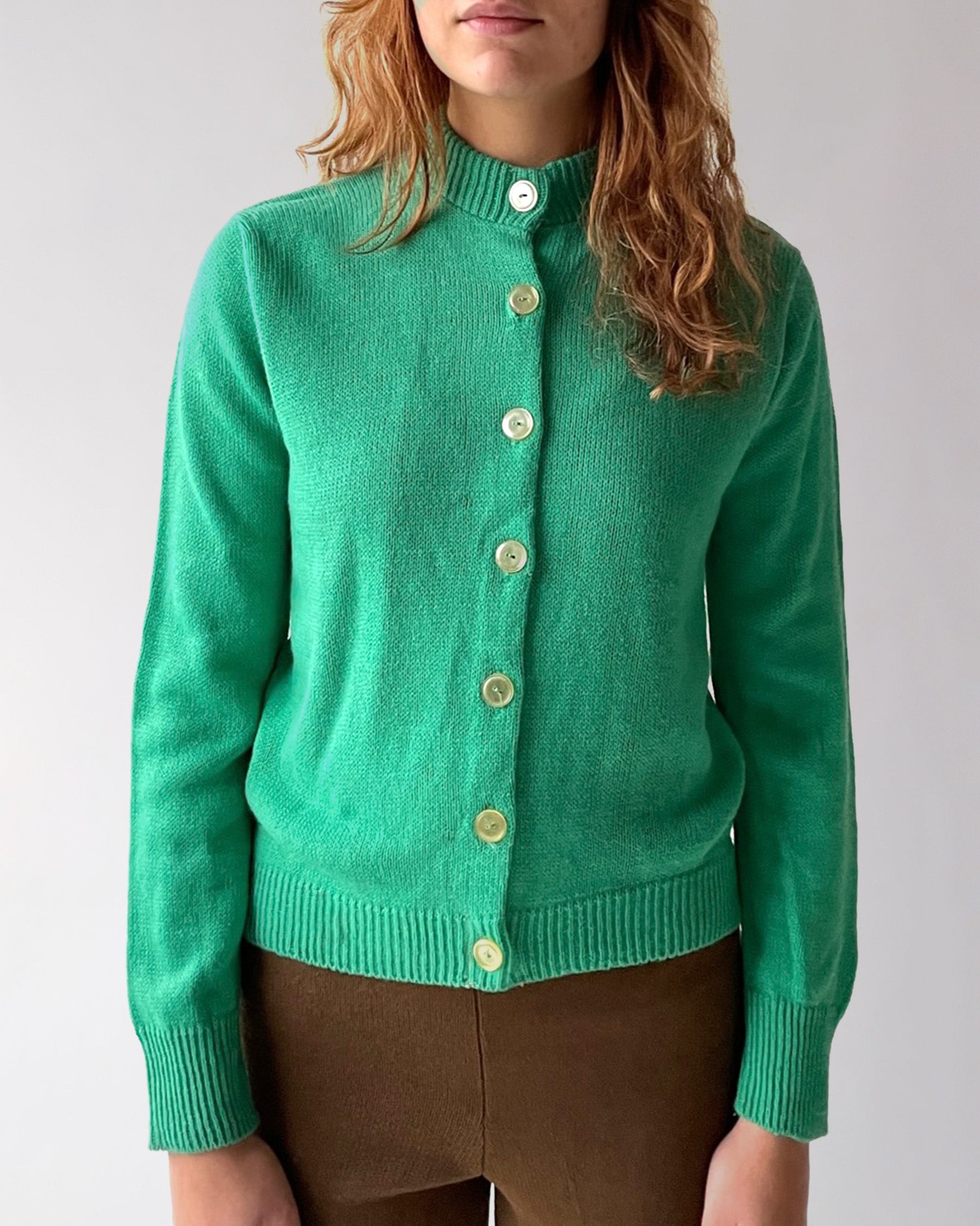 Pale Green Cardigan