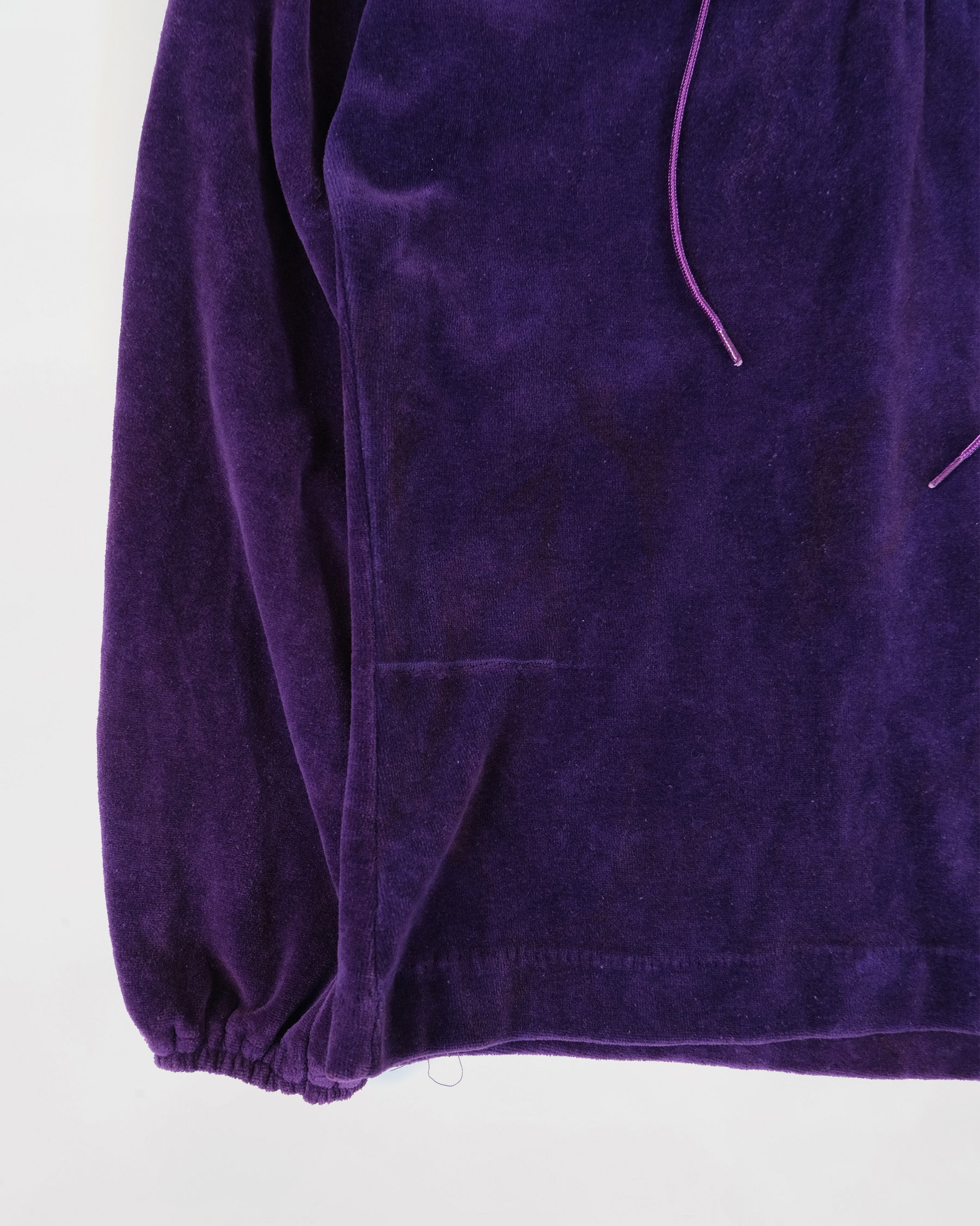 NOS Velour Lace Up Top
