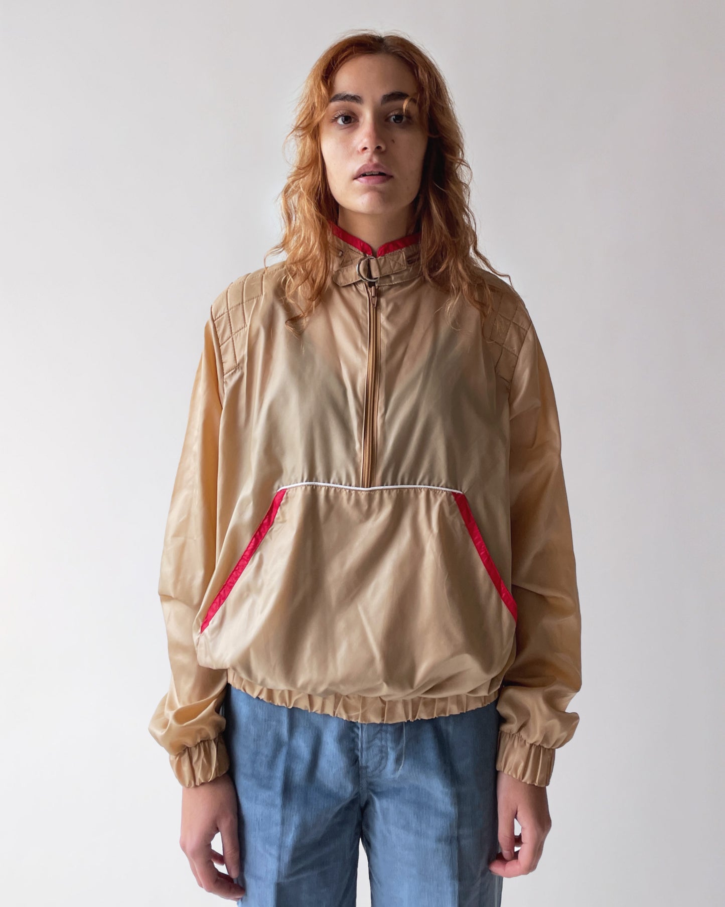 NOS Nylon Pullover - Beige