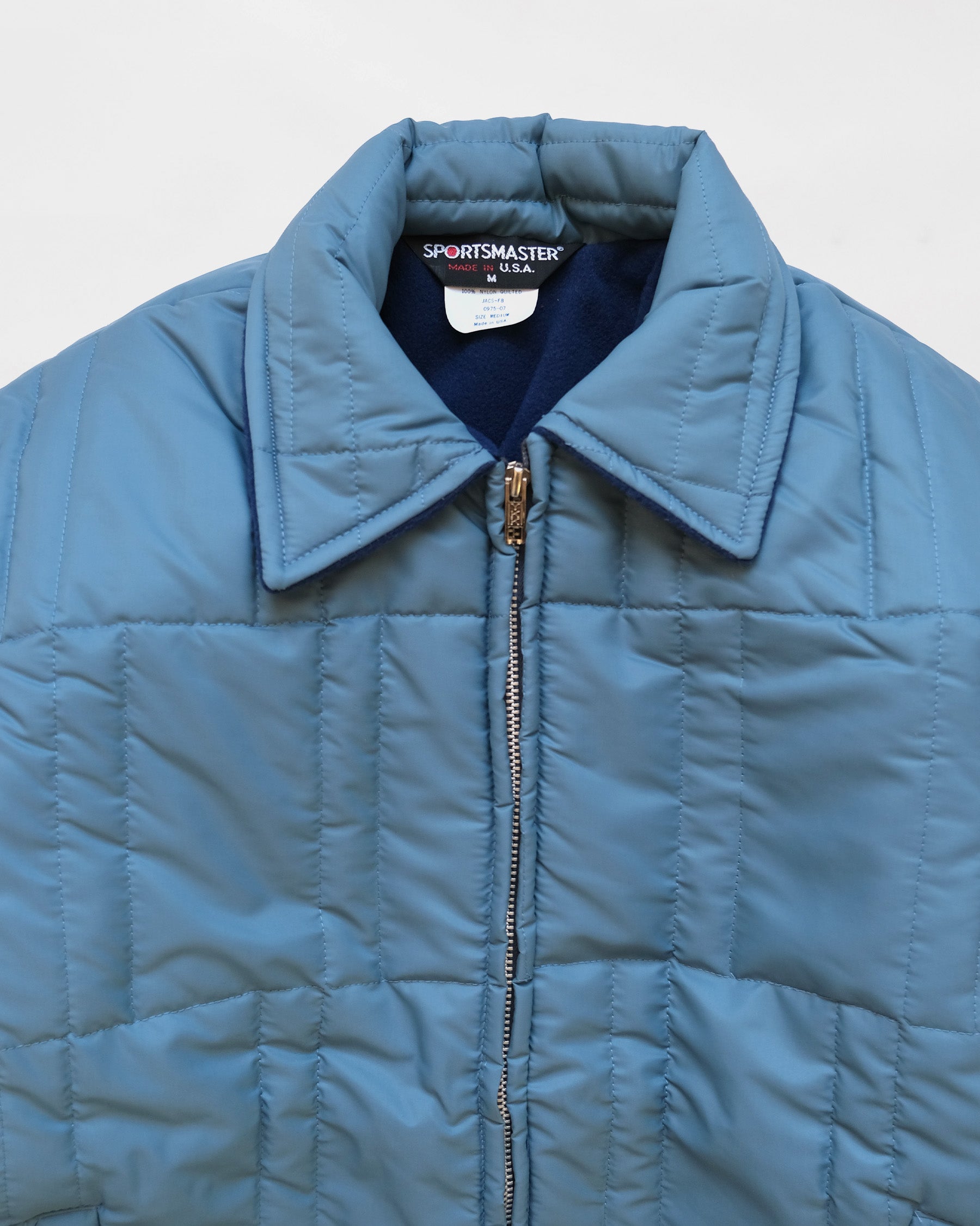 Nylon Quilting Jacket - Blue