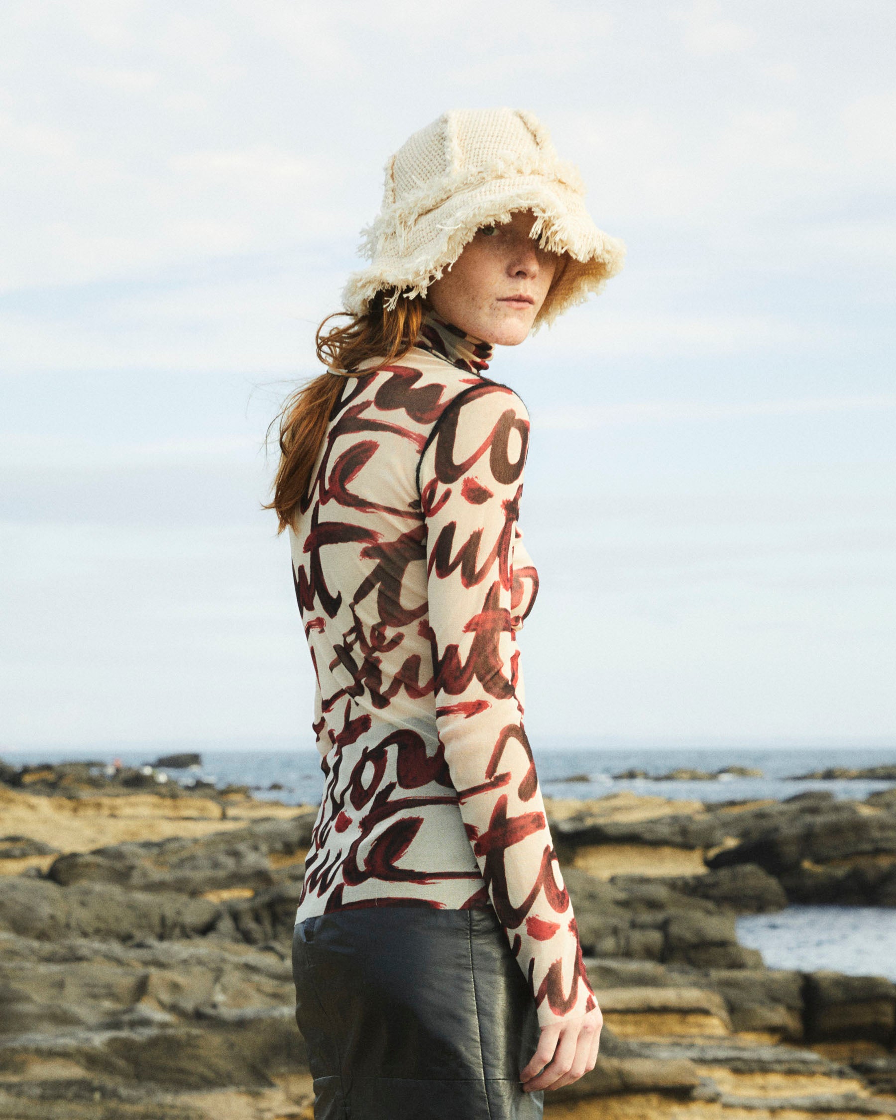 Jean Paul Gaultier Signature Mesh Top