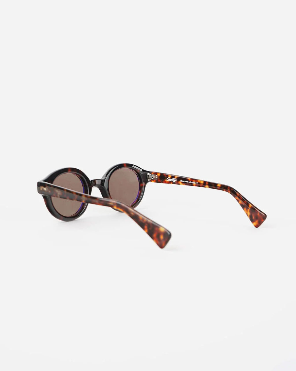 "Gigi Fazzi" Round Sunglasses Hand Made In France - Tortoise