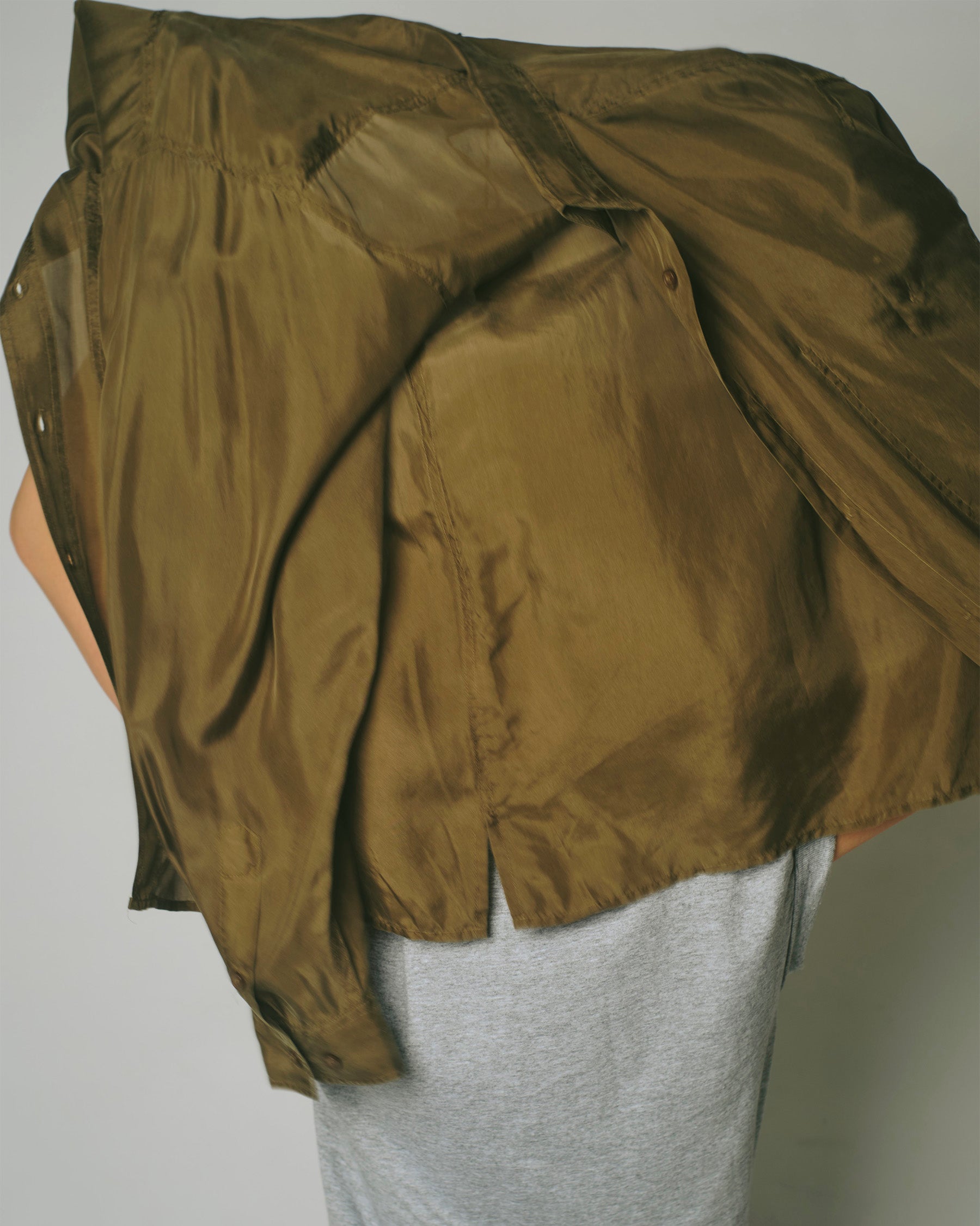 N.O.S  100% Silk Shirts - Olive