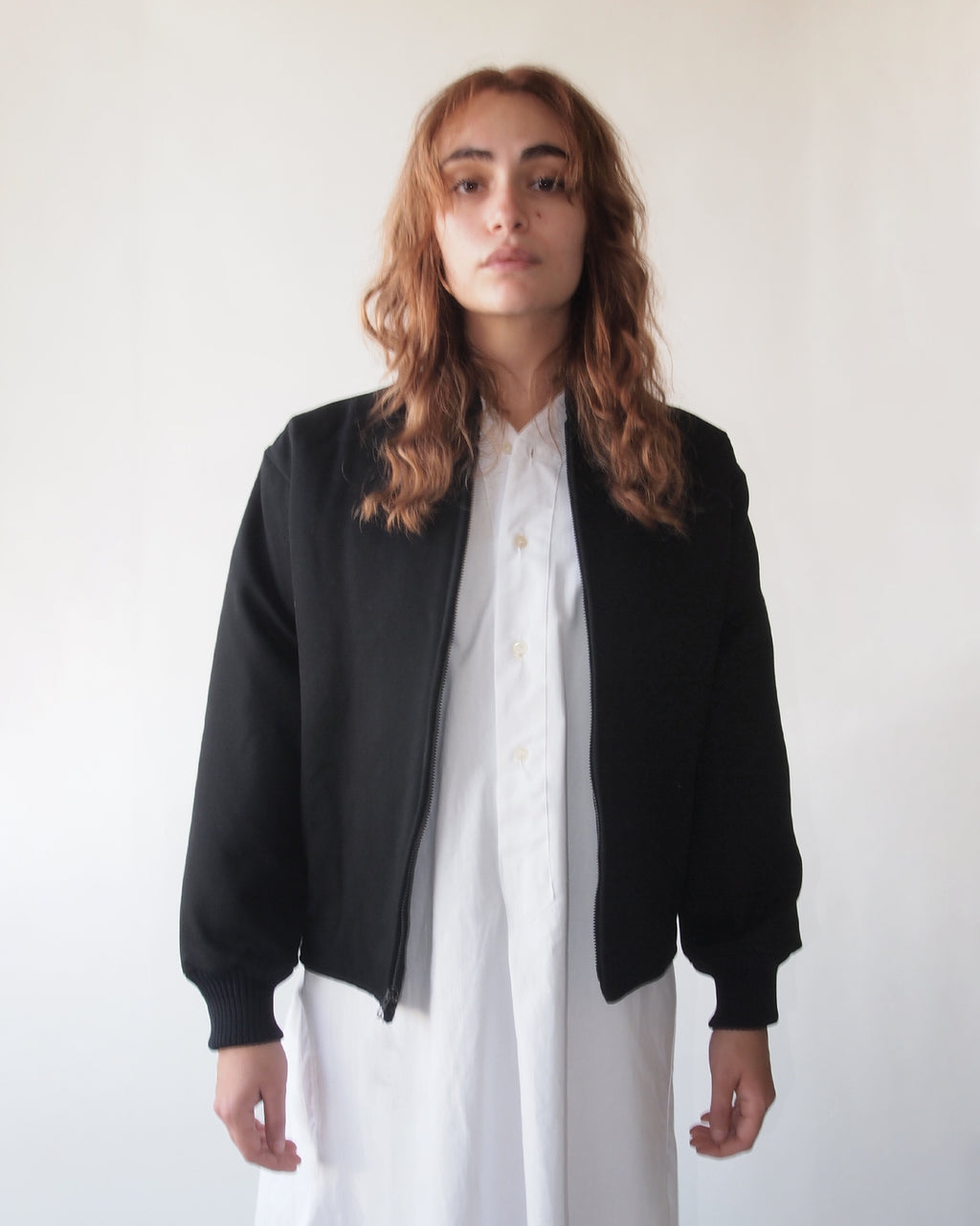 USA Wool Zip-Up Jacket