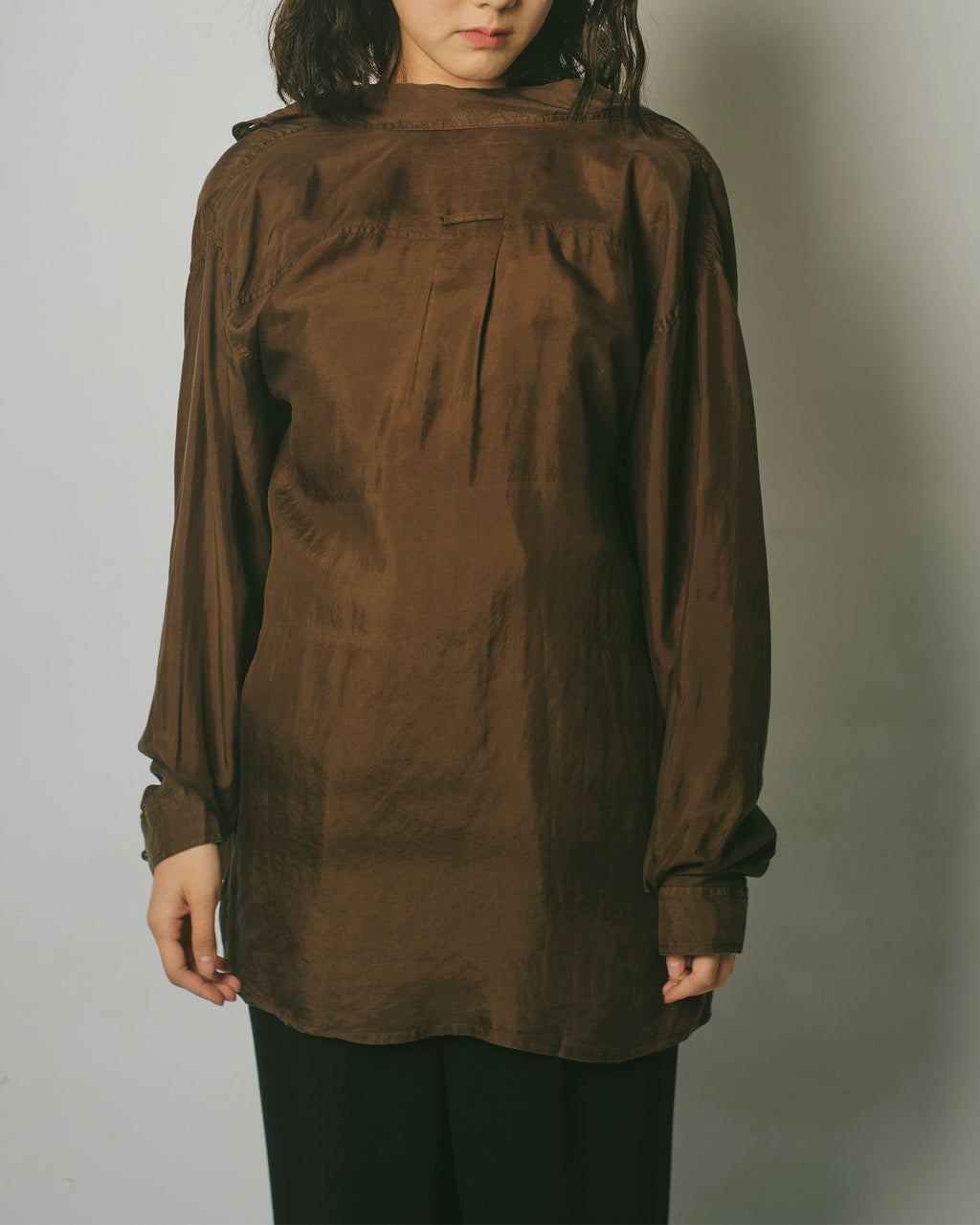 N.O.S  100% Silk Shirts - Brown