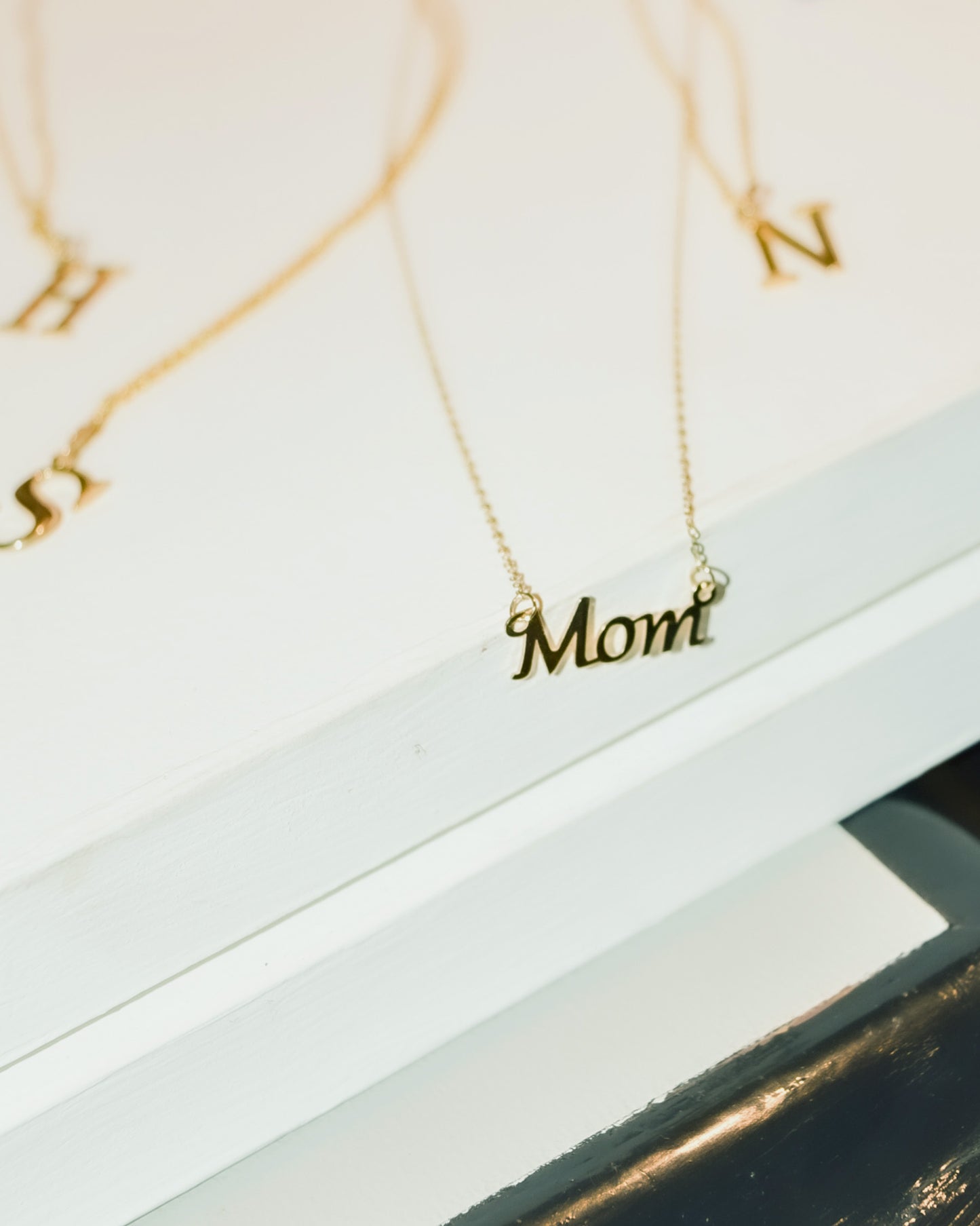 14k Gold Necklace -Mom-